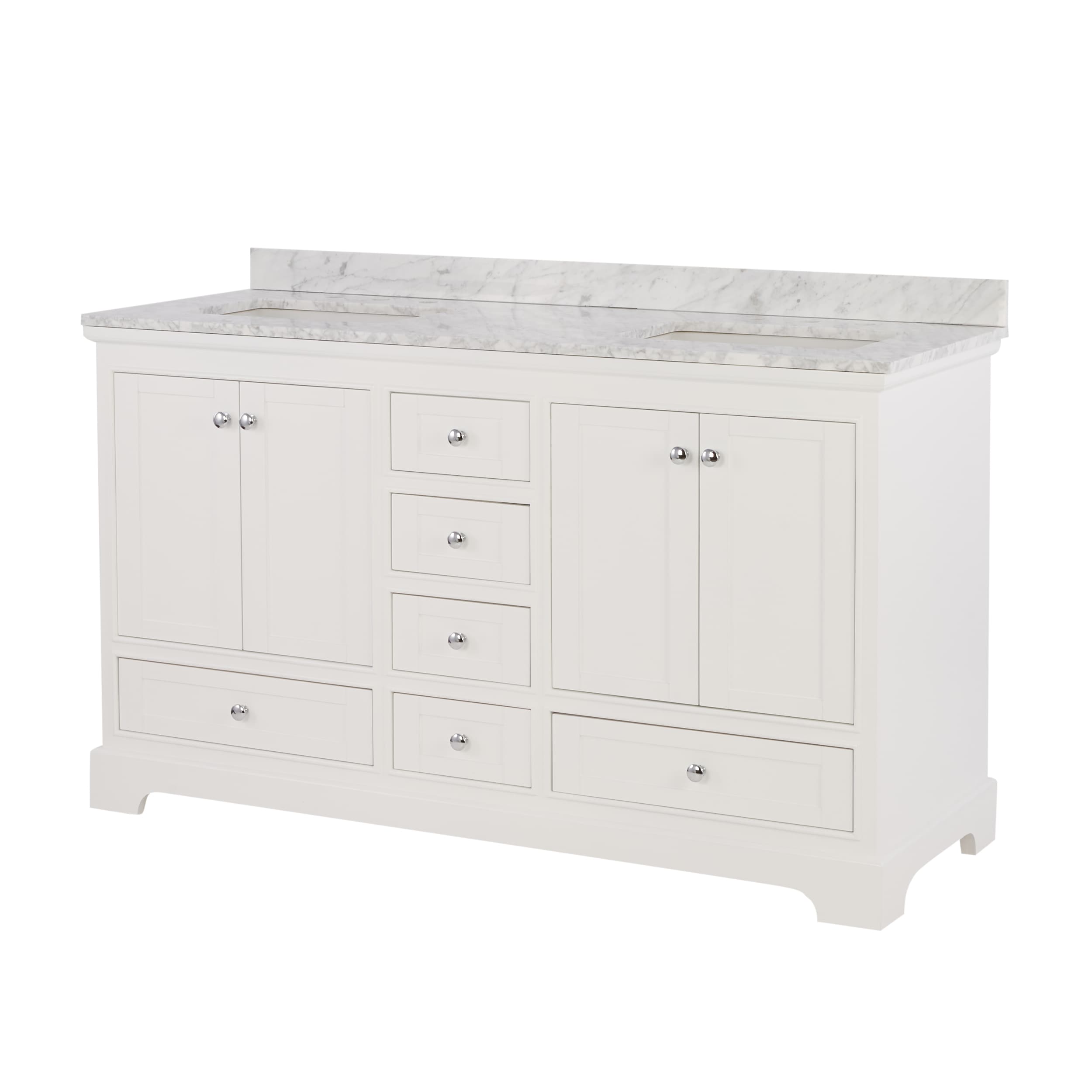 Wyndham Collection WCS202060DWHCMUNSMXX Bath-Vanity-Combo - View #6