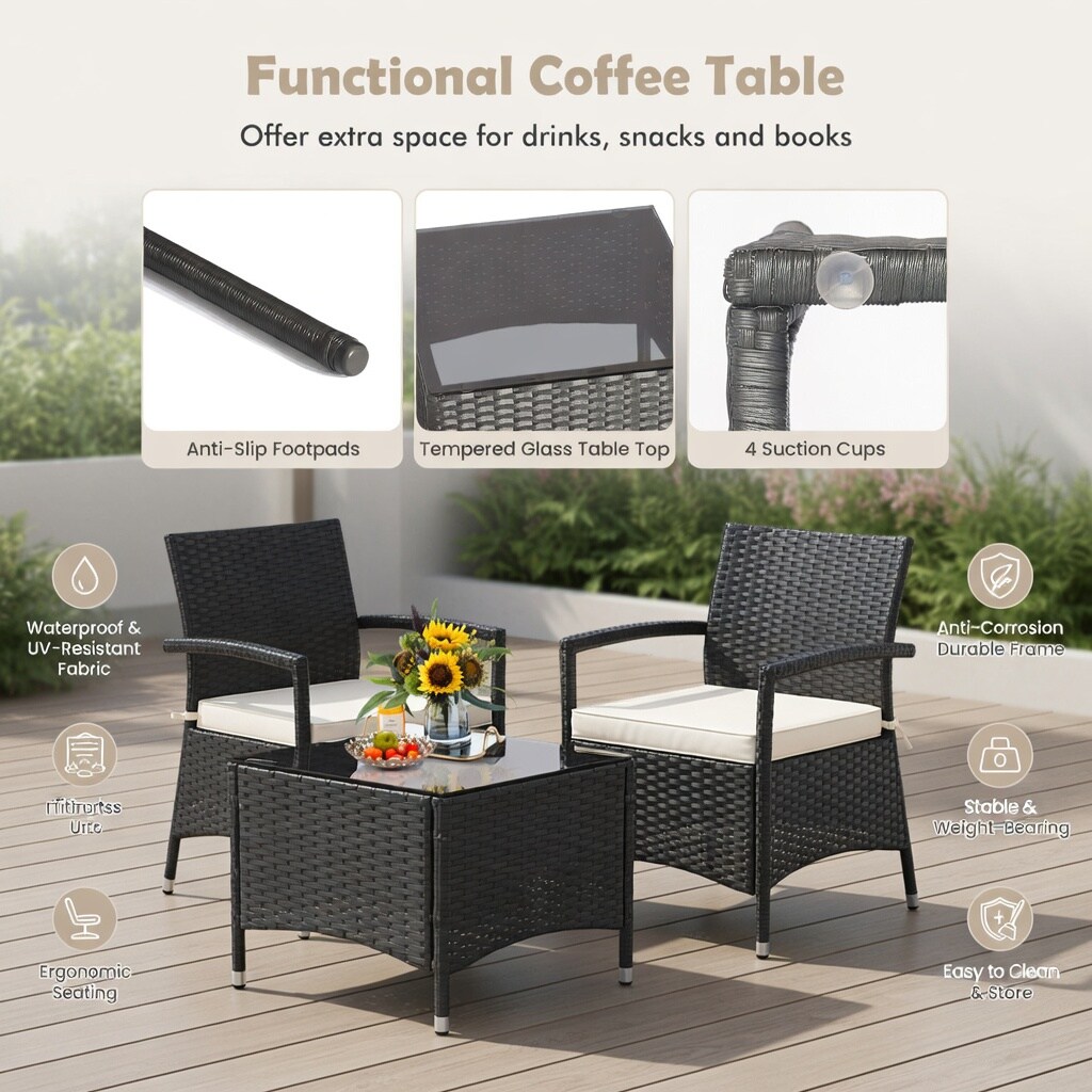 Choco Moon WYC-WQ17590-LS Patio-Conversation-Sets - View #5