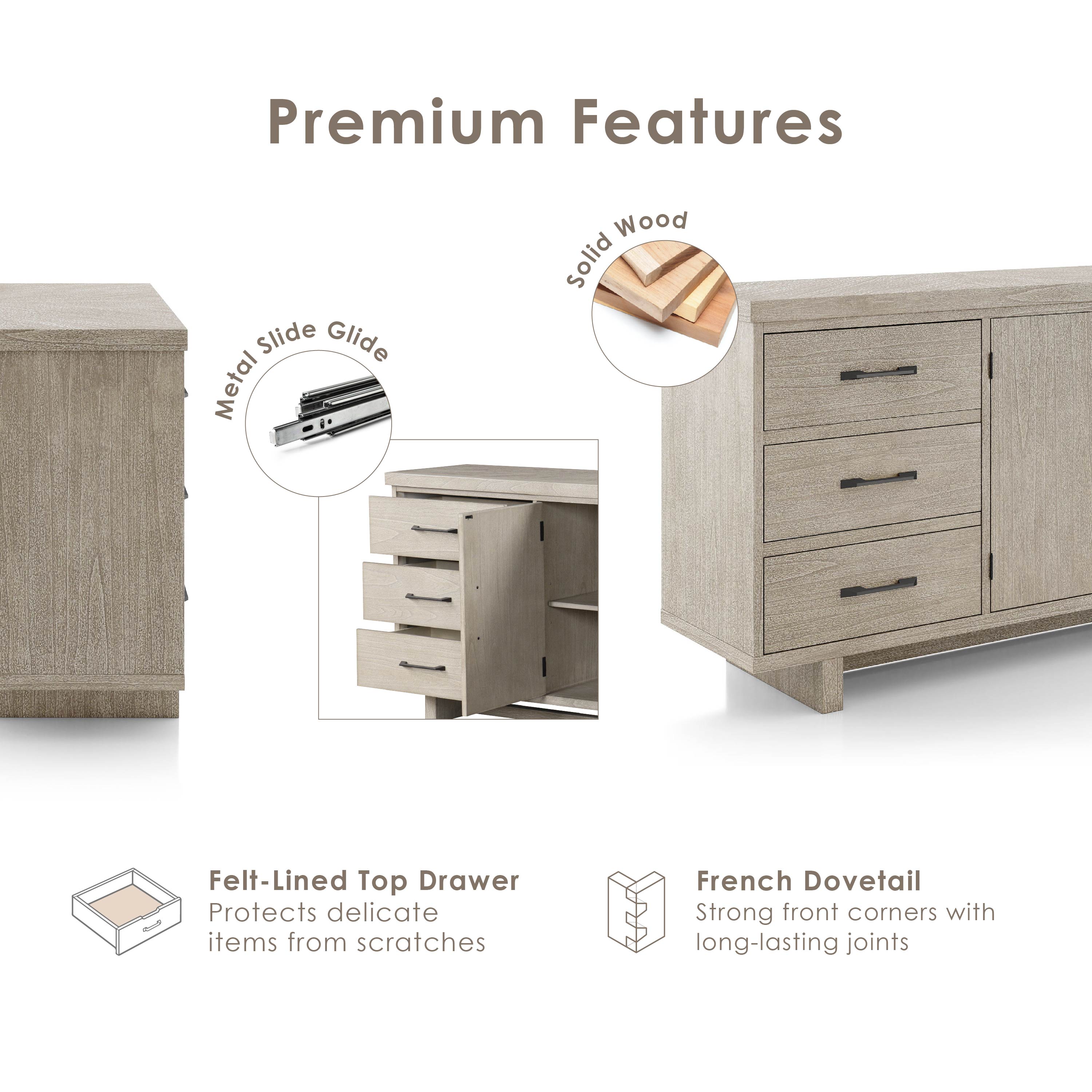 Furniture of America IDF-N3410NT-SV Dining-Kitchen-Storarge - View #12