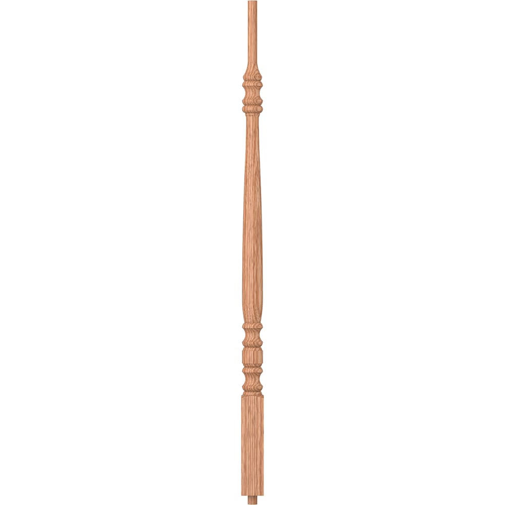 L.J. Smith Stair Systems S-5300-O 39 39-in x 1.75-in Unfinished Red Oak Square Top Stair Baluster