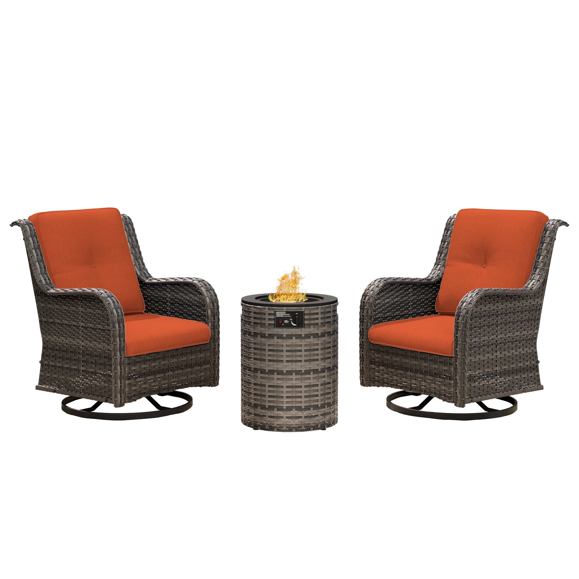 Gardenbee 2M81Z12-ORG Patio-Conversation-Sets - View #2