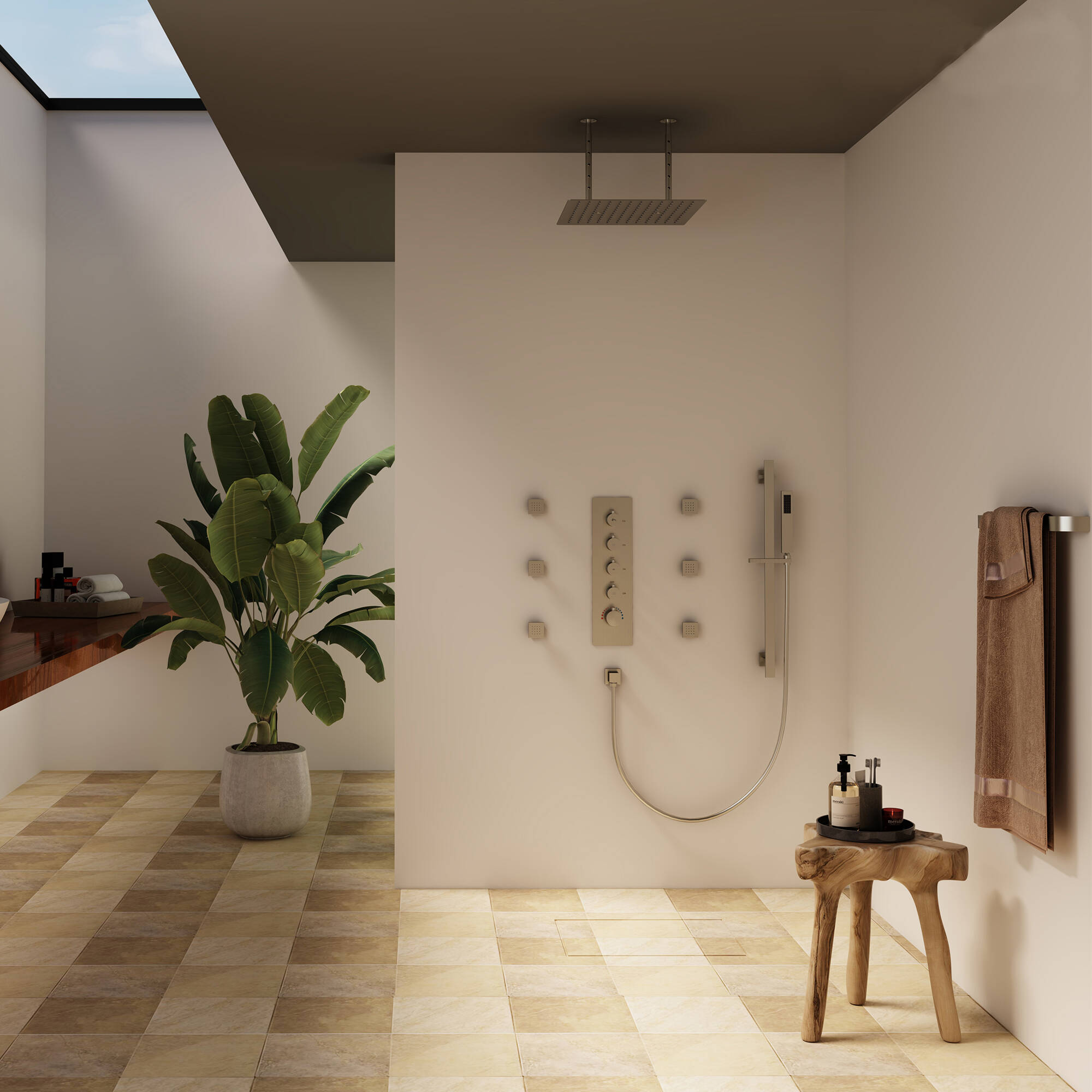 Clihome RCH-BAS8519B Showerhead-Bar-Panels - View #4
