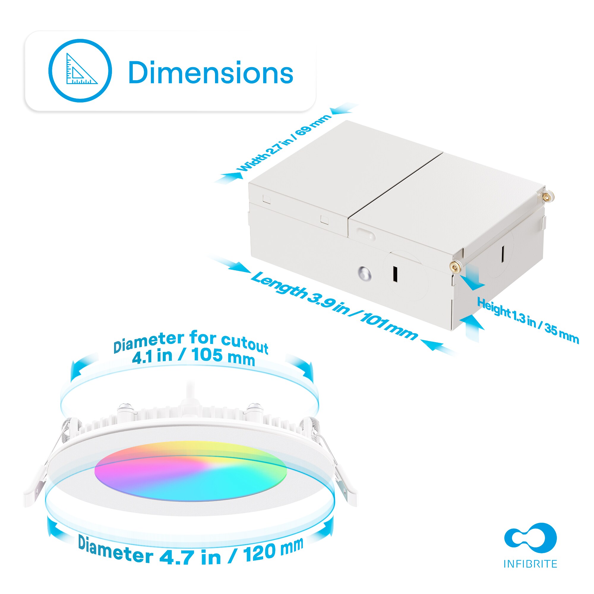 Infibrite IB-001-1-9W-HL Led-Retrofit-Downlight - View #8