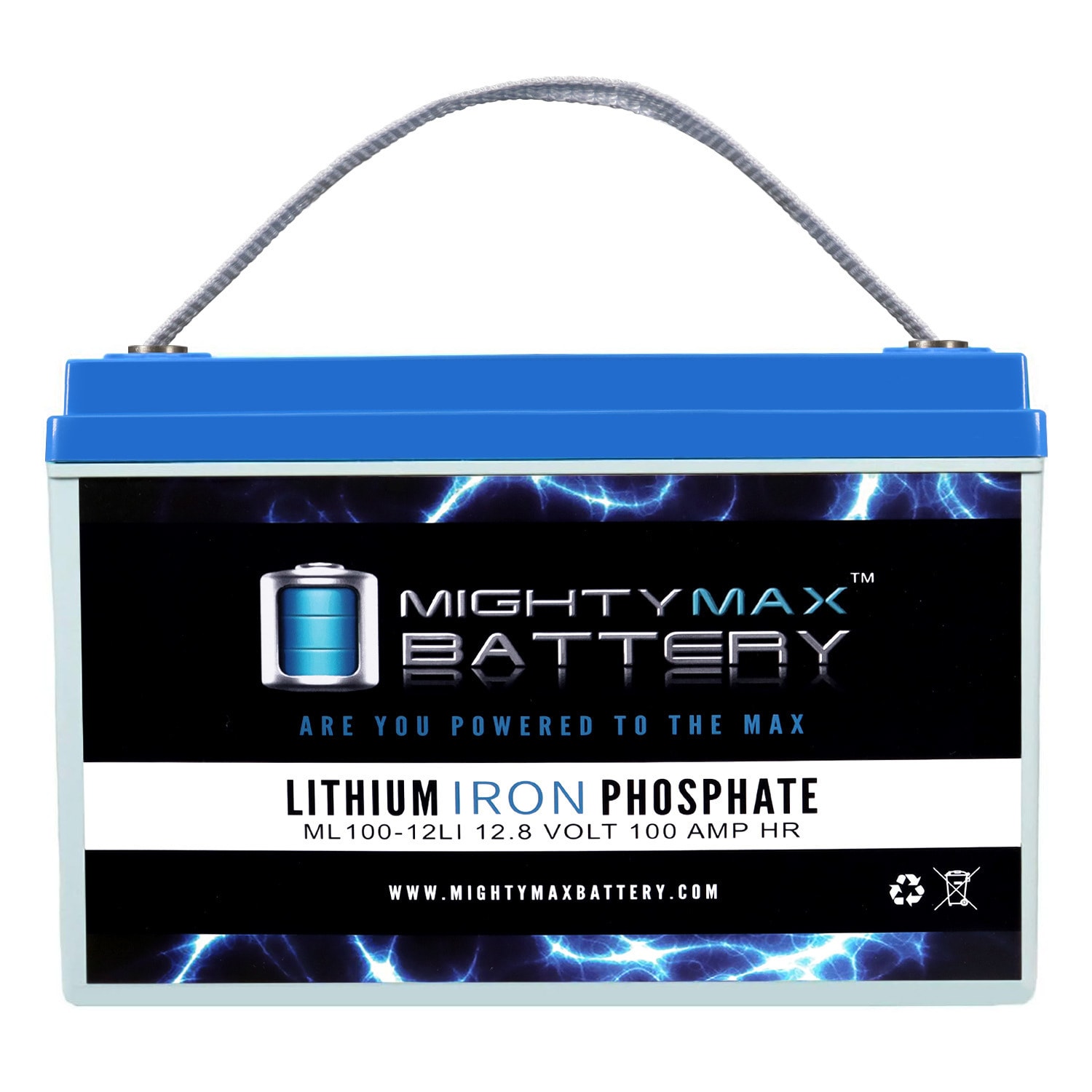 Mighty Max Battery 12V 100AH Deep Cycle LiFePO4 and Rechargeable Lithium Ion (li-ion) 121000 Backup Power Batteries MAX3878828 Sansujyuku sansujyuku.com