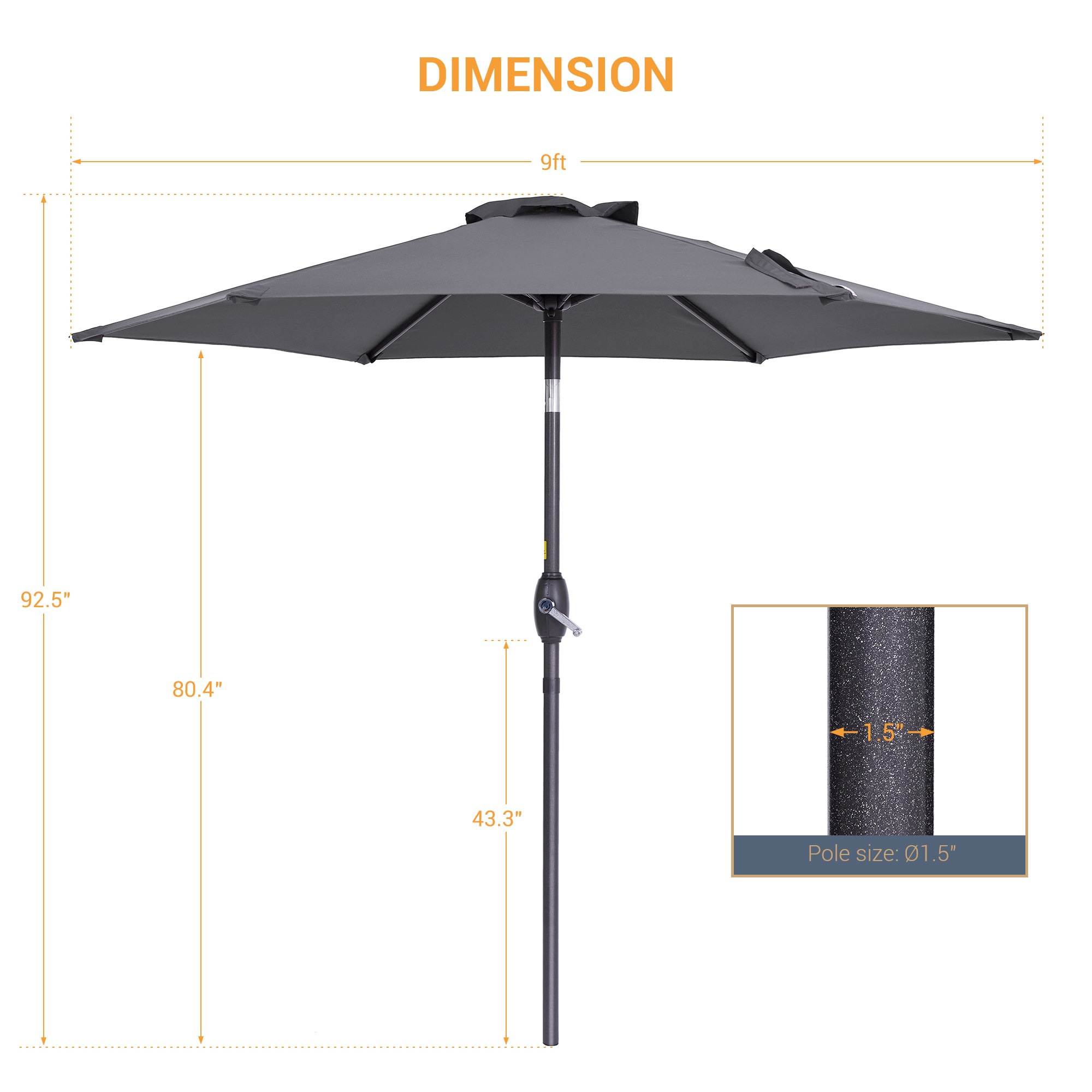 ACEGOSES LW-280GR Umbrellas-2 - View #2