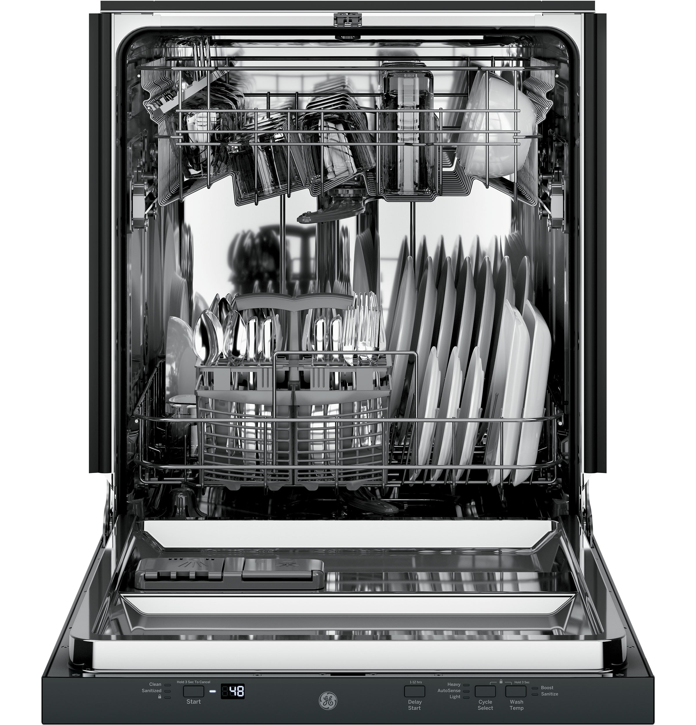 GE GDT225SGLBB Builtin-Dish - View #3