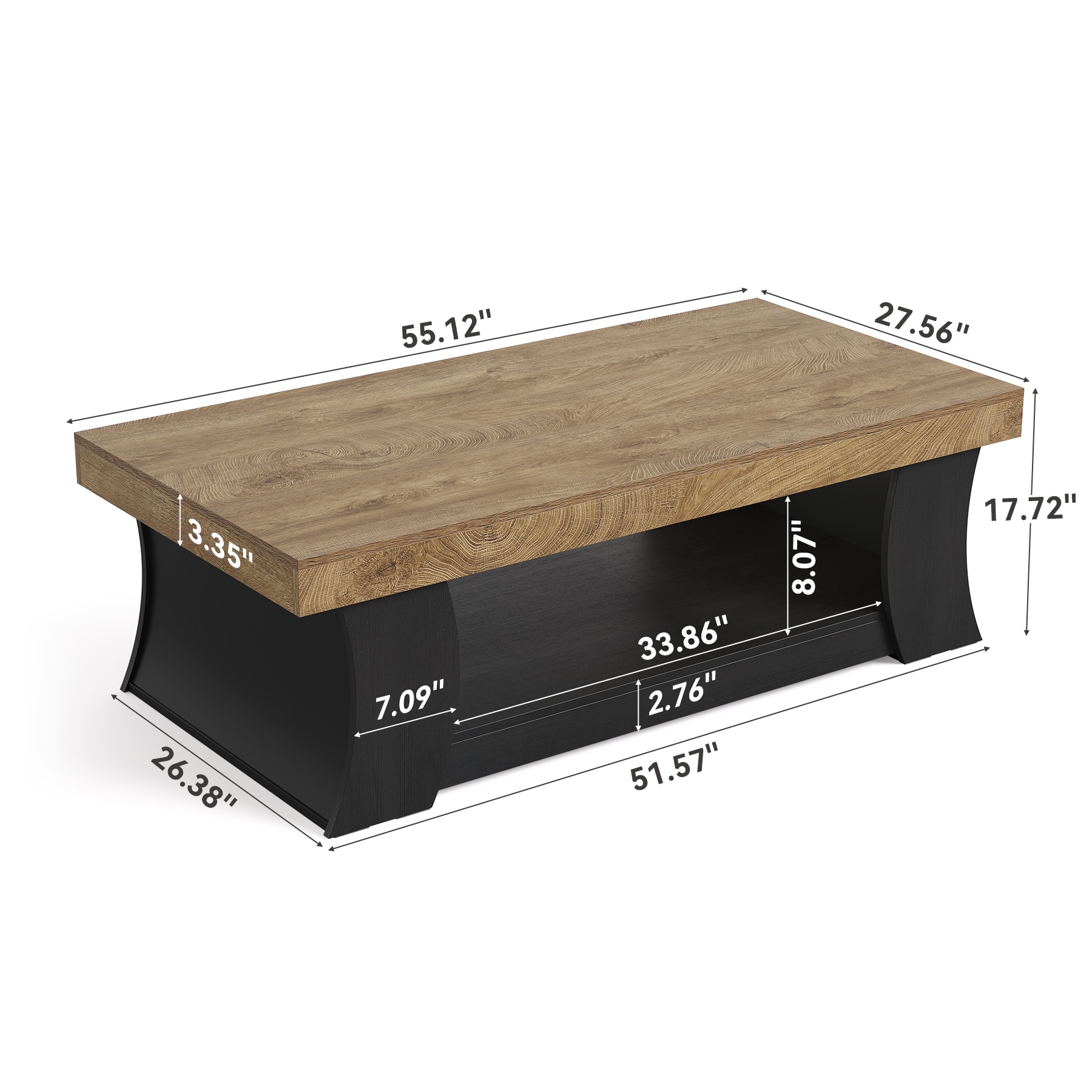 Tribesigns LWOYJL-1406YY Coffee-Tables - View #4
