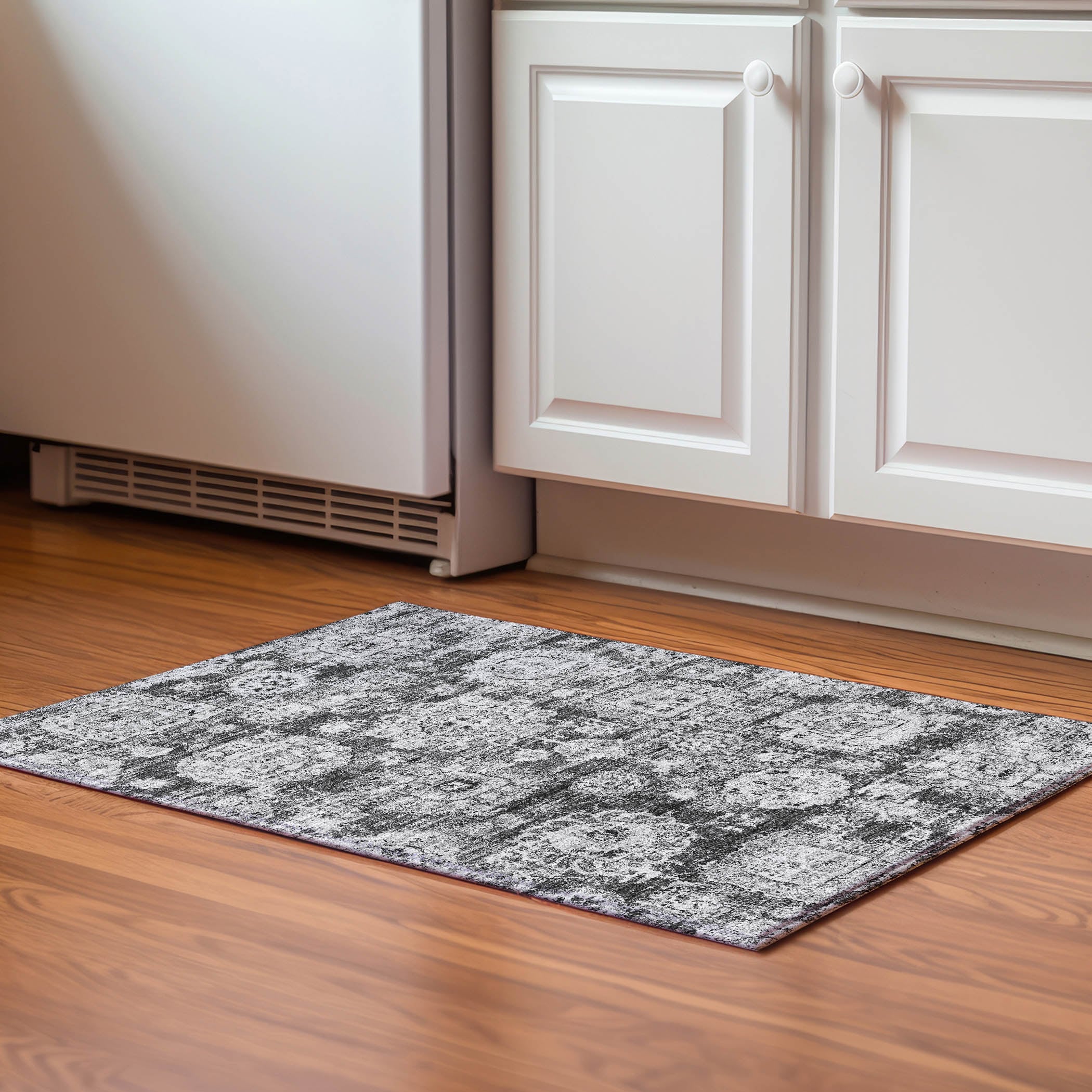 Addison Rugs AMF634GY20X30 Mayfield AMF634GY 2 x 3 (ft) Loomed Polyester Gray Rectangular Indoor Geometric Machine washable Area rug