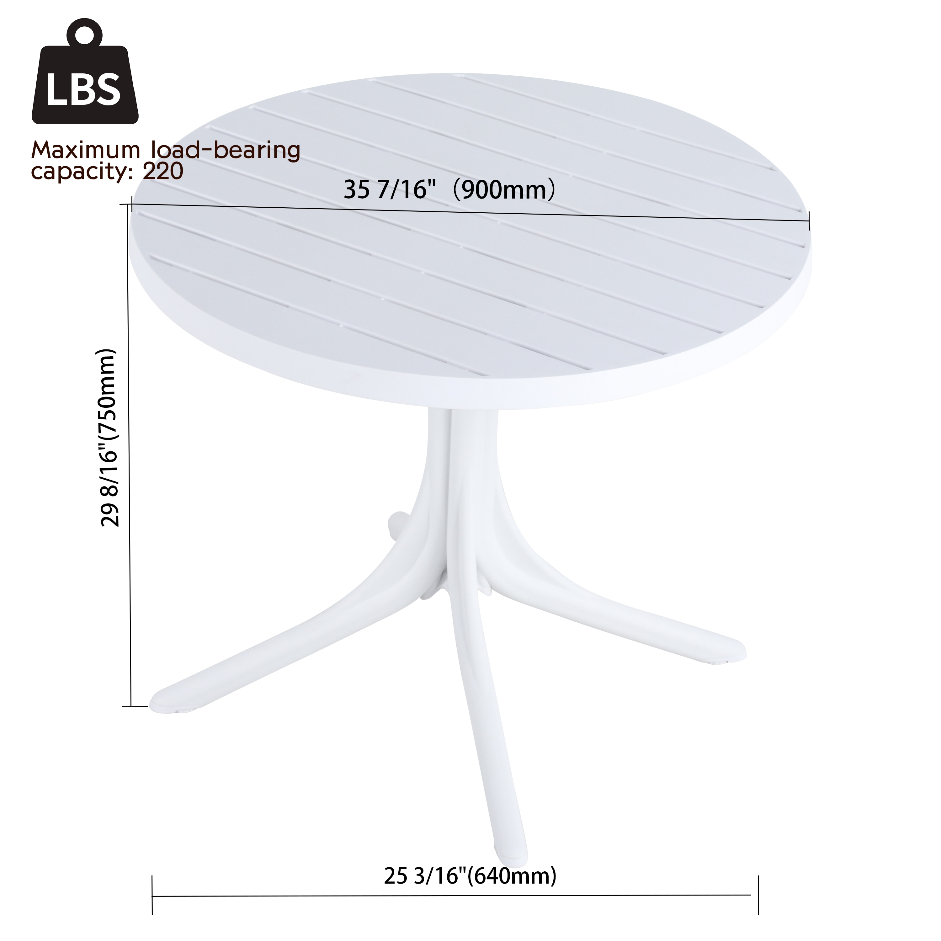 ZAKLOOP WU1396104251 Patio-Tables - View #2