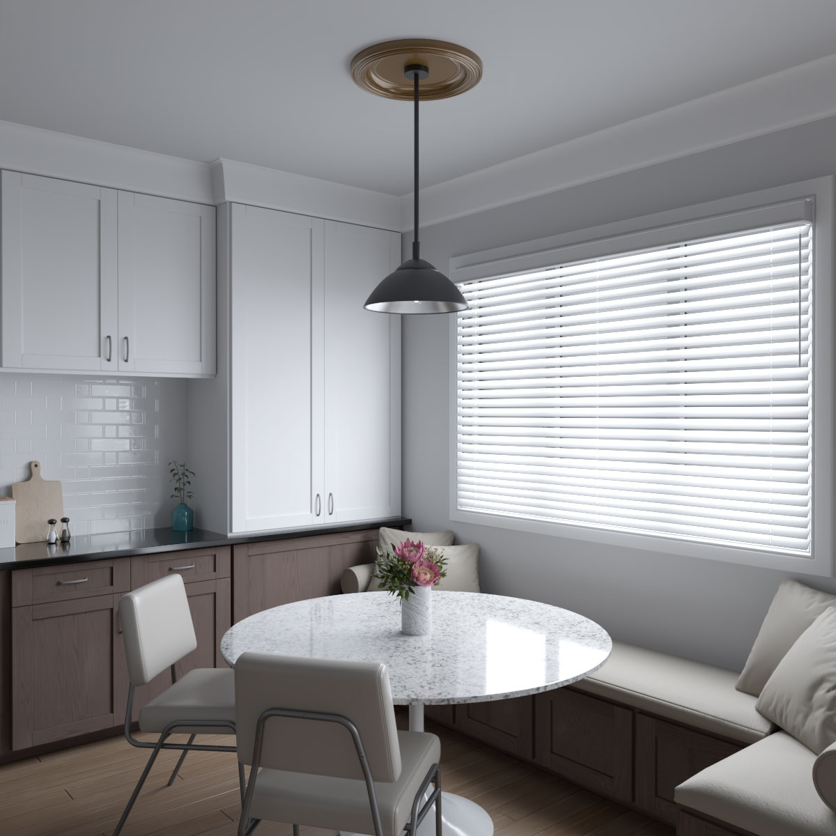 Ekena Millwork CMP19TRDVG Ceiling-Medallions - View #6