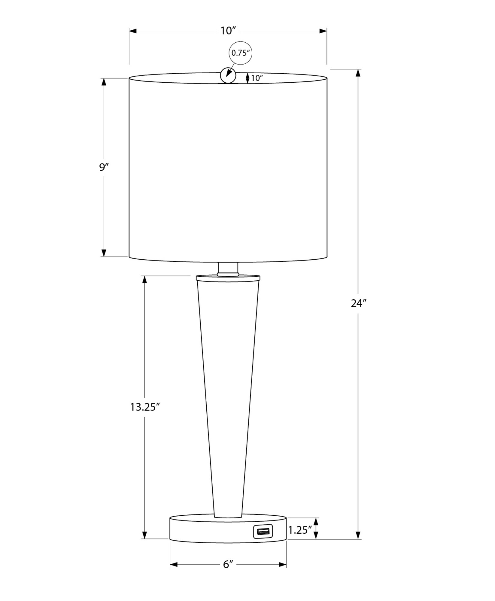 Huluwat MT-0P220103 Table-Lamps - View #4