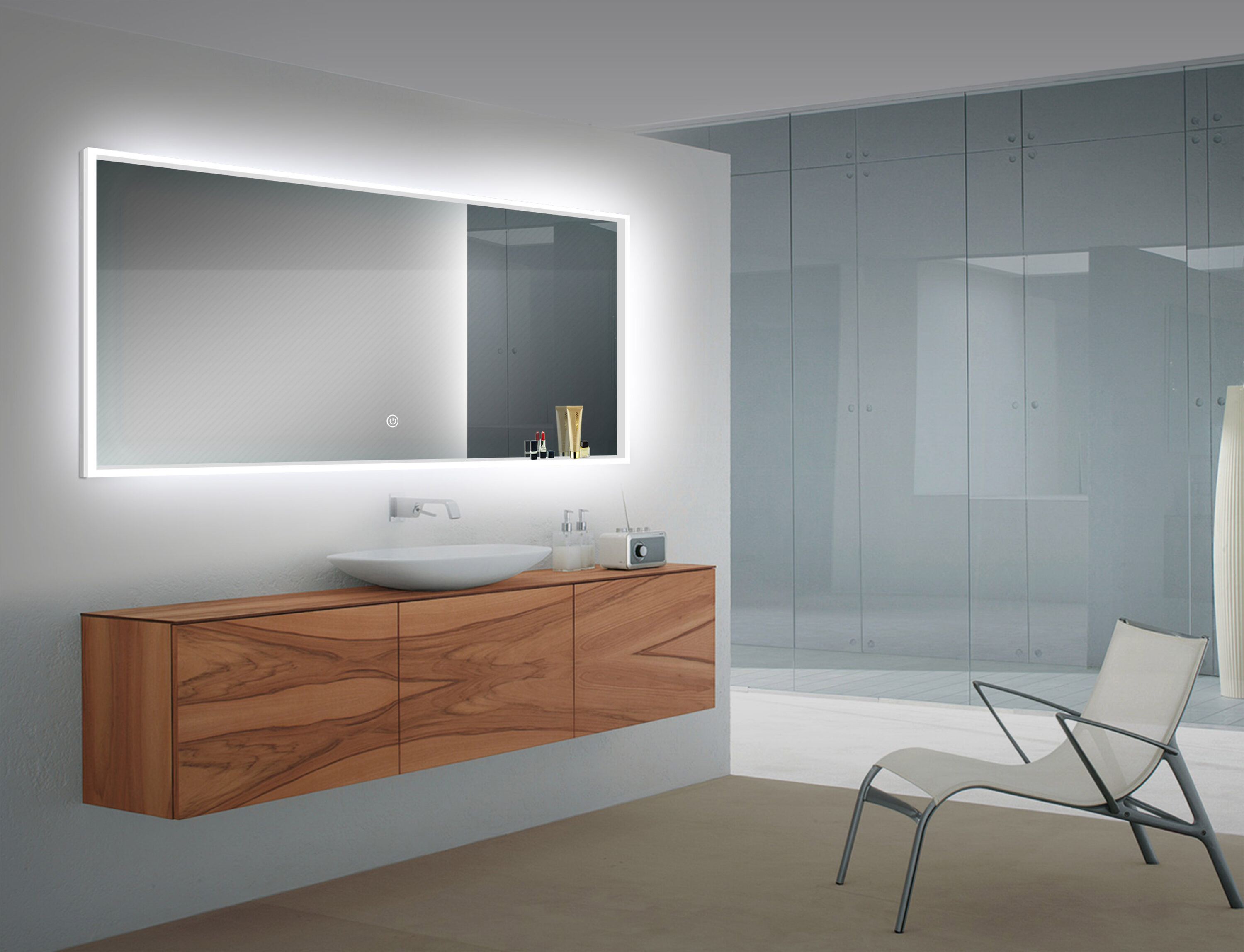 lighted IMPRESSIONS LI5188 Framed-Bath-Mirrors - View #7