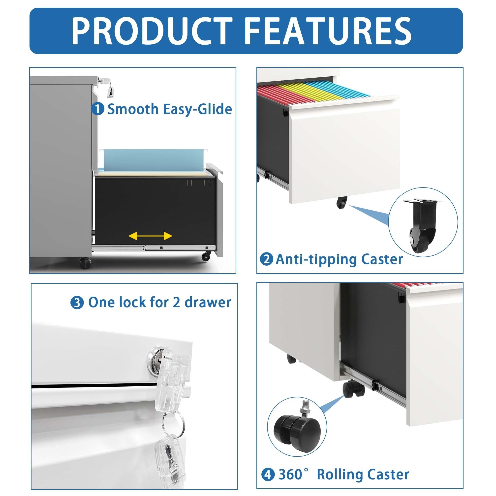 HyperDrop Cart W-T2398P171203 Filing-Cabinets - View #4