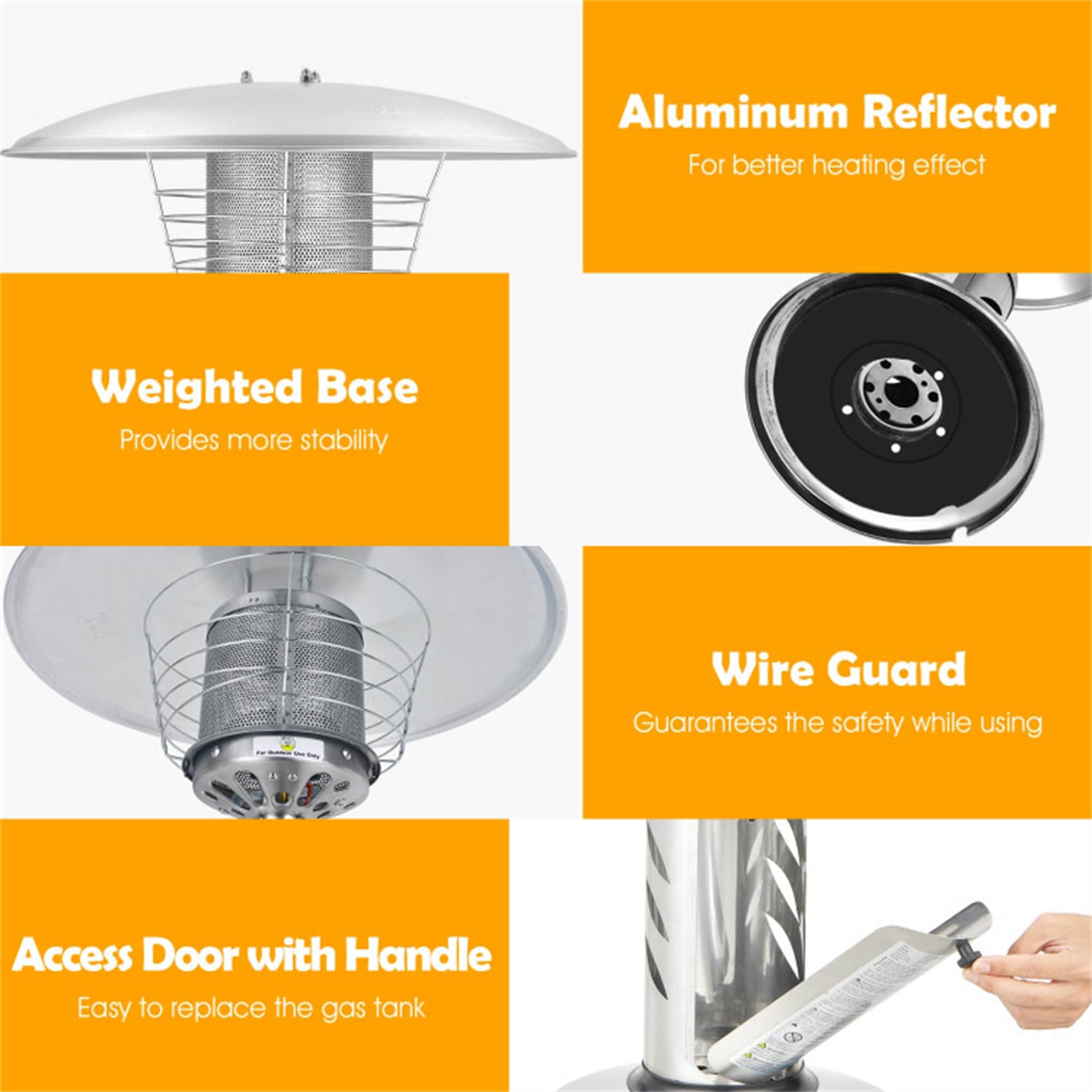 BABOOM BOM-NP11094-CO Outdoor-Gas-Patio-Heaters - View #9