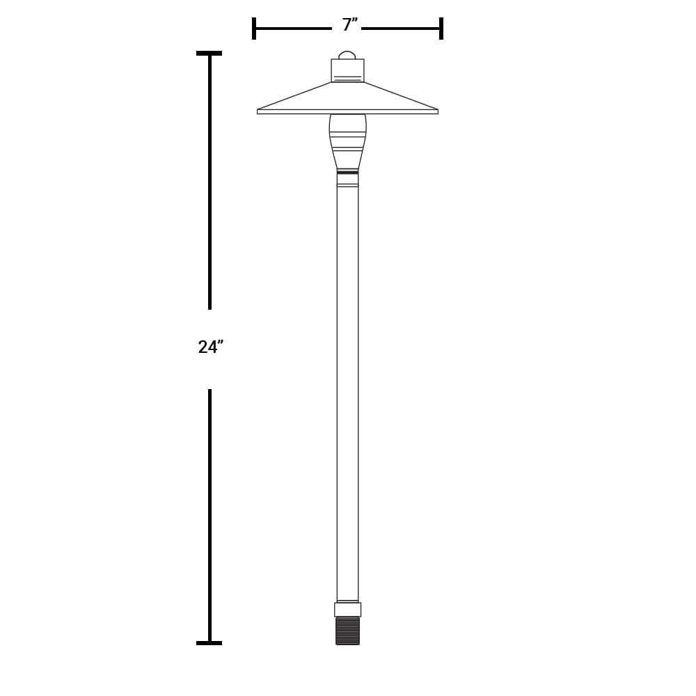 VOLT Outdoor Lighting 300-Lumen 3-Watt Bronze Low Voltage Hardwired LED ...