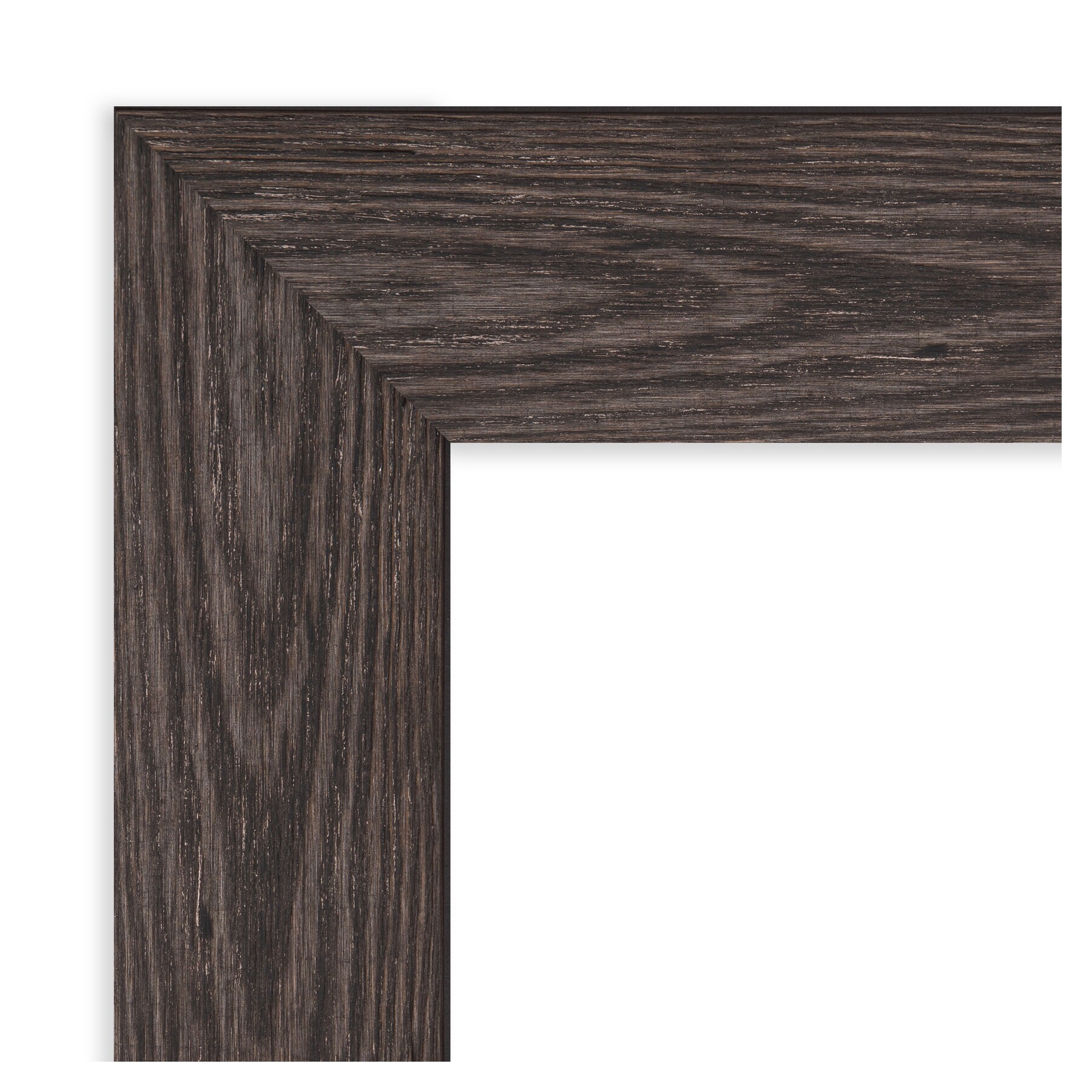 Amanti Art Amanti Art Beveled Wood Bathroom Wall Mirror (28 x 34 in ...