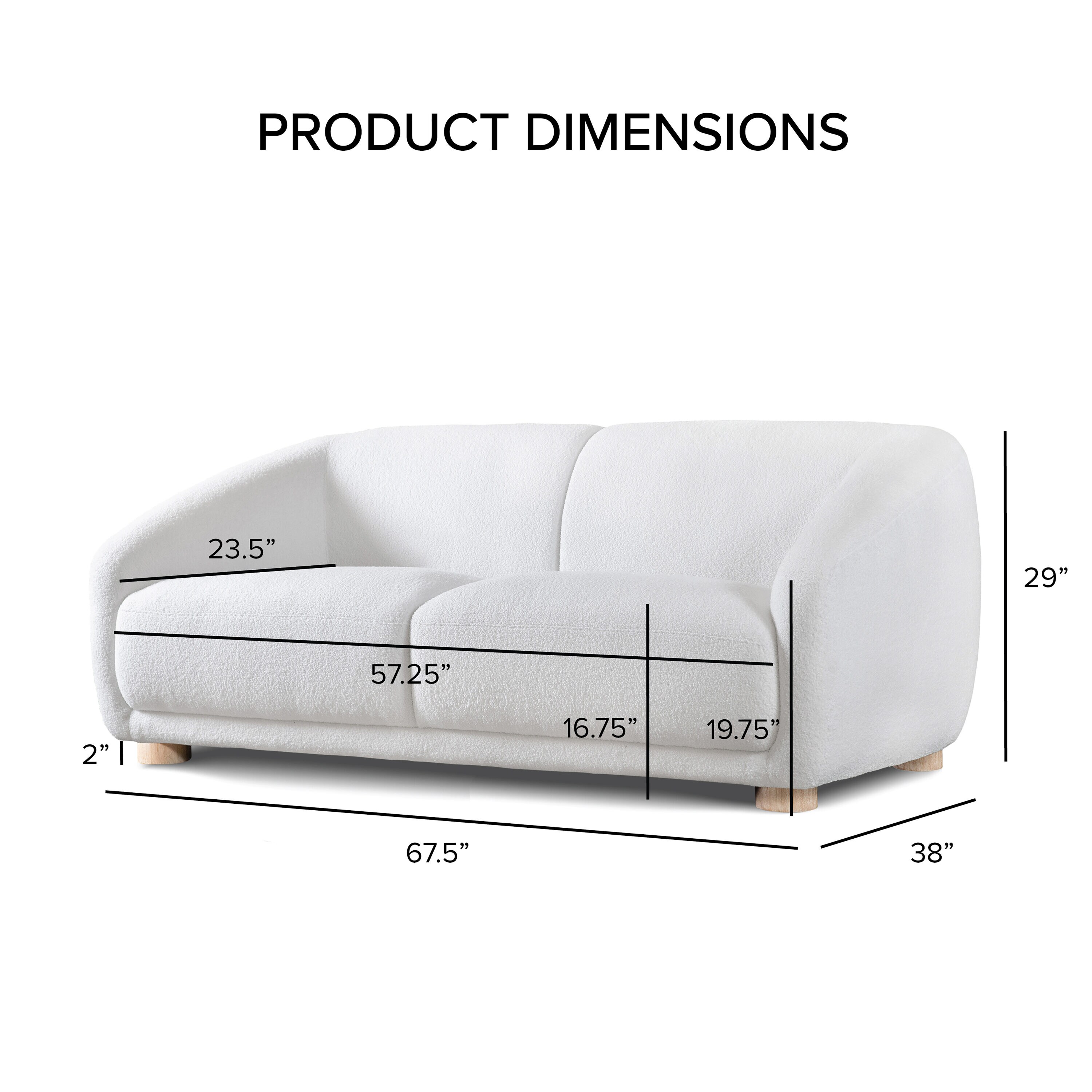 Furniture of America IDF-61006WH-2PC Living-Room-Sets - View #3