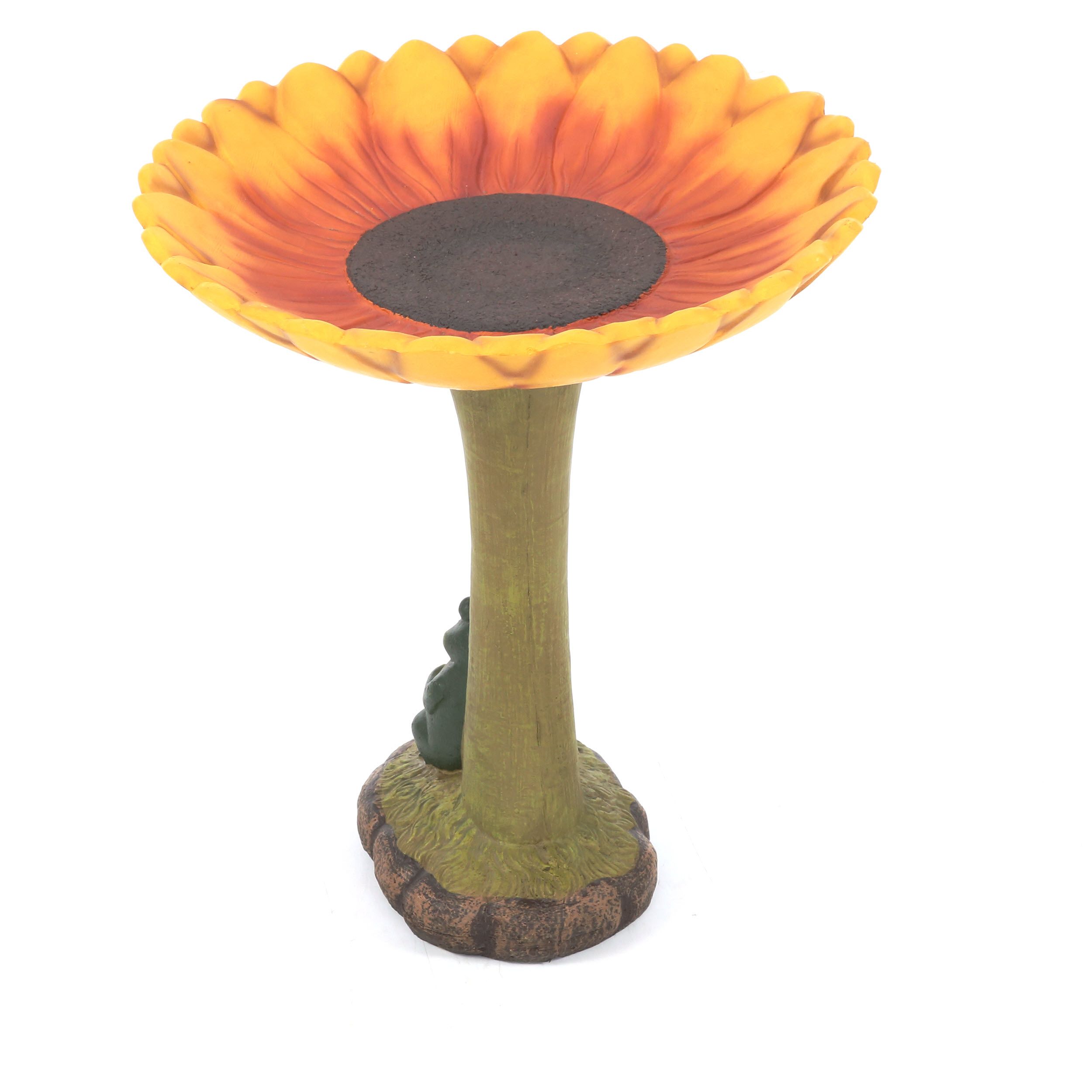 sunflower bird bath lowes