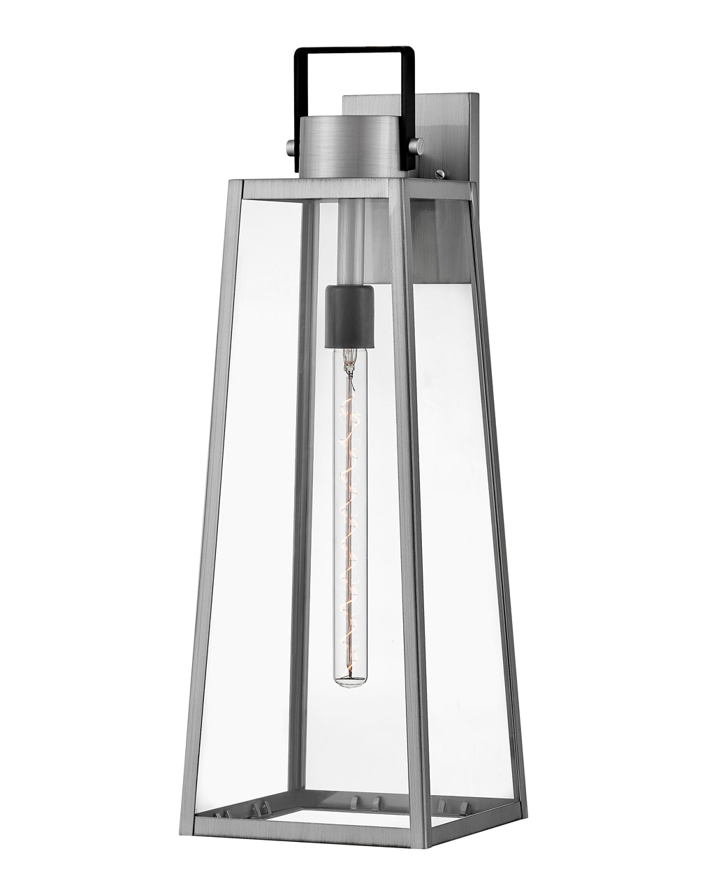 Lark 82005AL Hugh 8.5-in W 1 -Light Antique Aluminum Wall Sconce