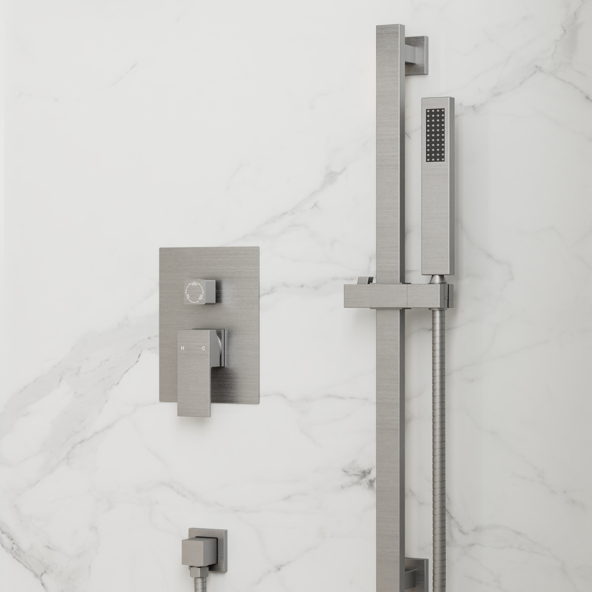 GRANDJOY SFS-1059-NK10 Showerhead-Bar-Panels - View #2