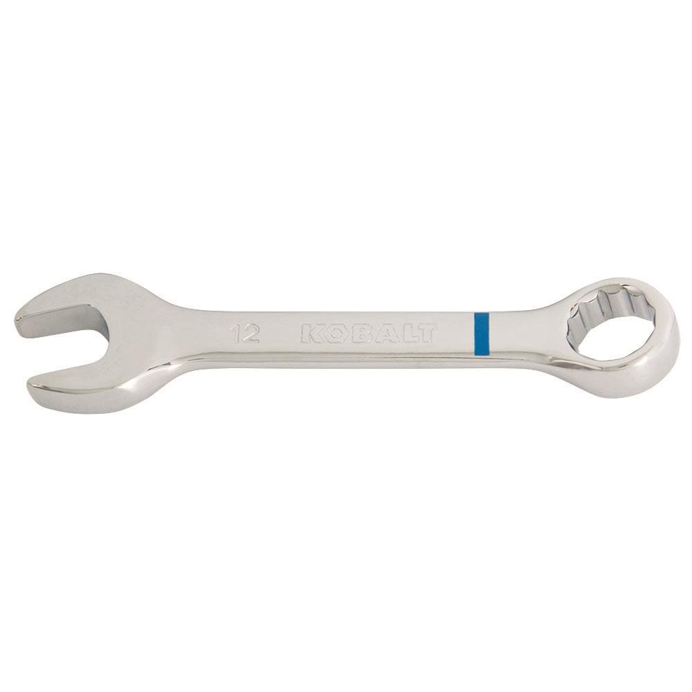 Kobalt 80879 Stubby 12mm 12-point Metric Standard Combination Wrench (no case)
