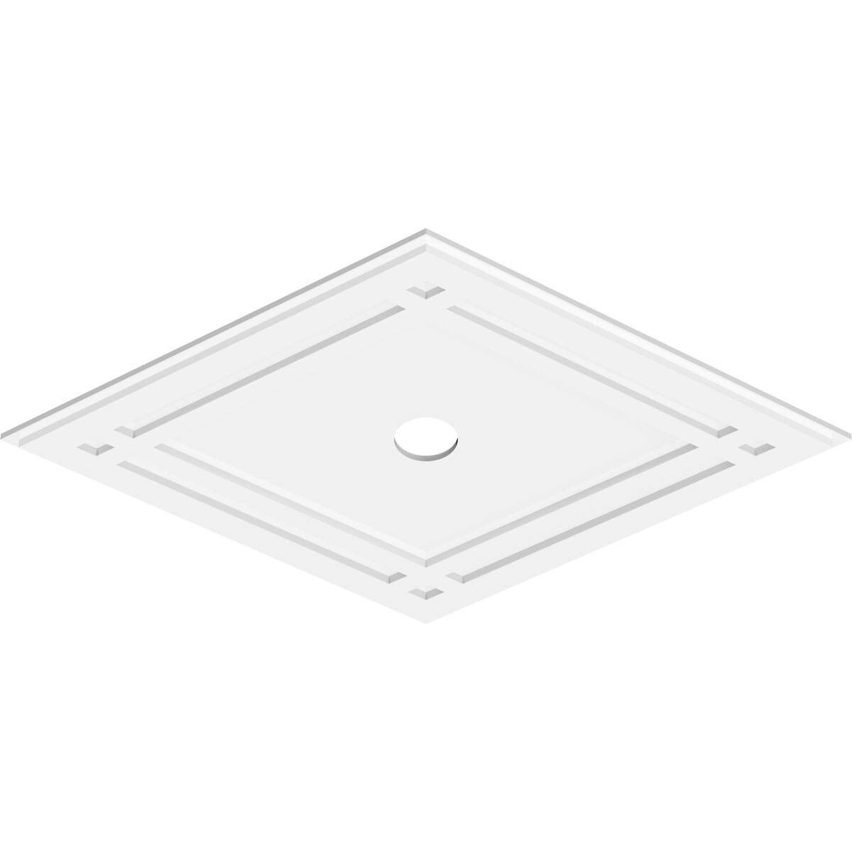 Ekena Millwork CMP40X26DD-03000 Ceiling-Medallions - View #2