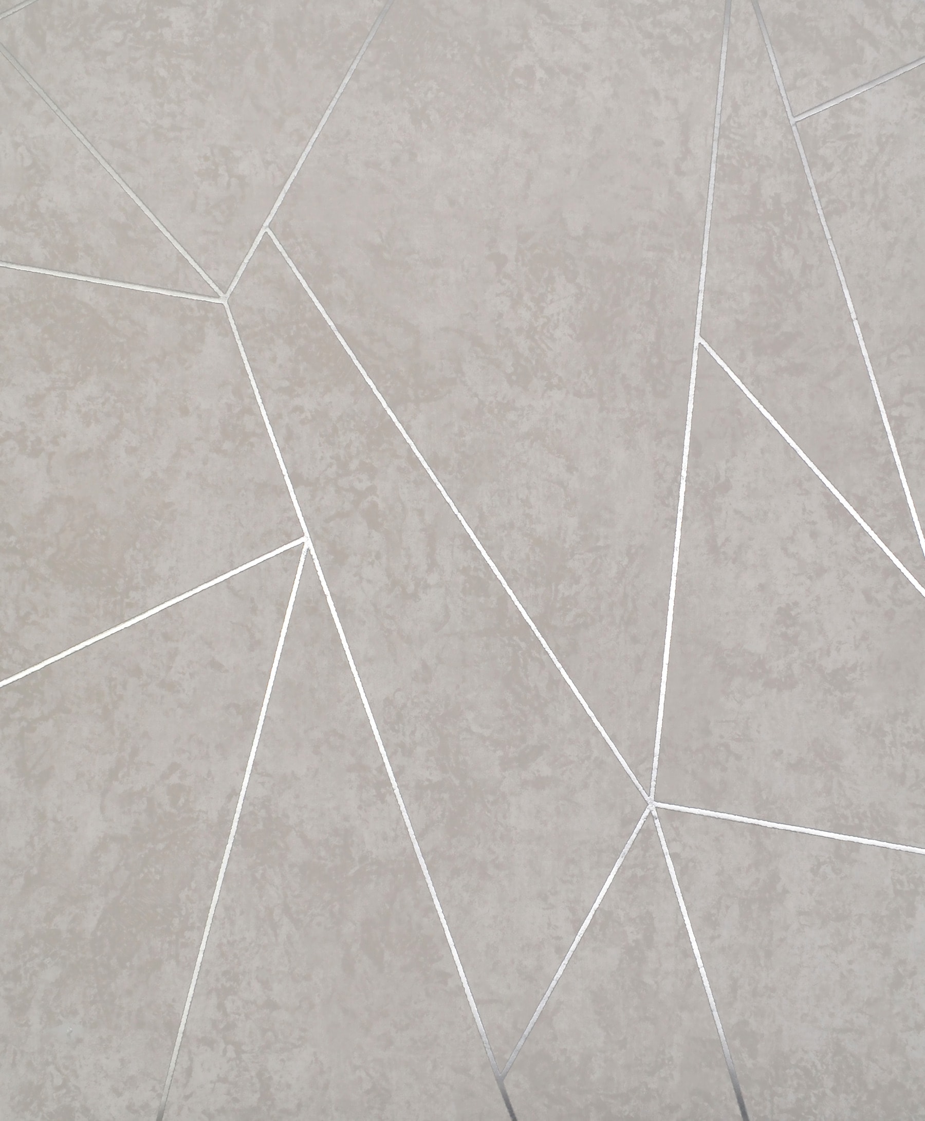 York Wallcoverings NW3503 Antonina Vella Modern Metals 56.9-Sq. Feet Silver Non-woven Geometric Unpasted Wallpaper