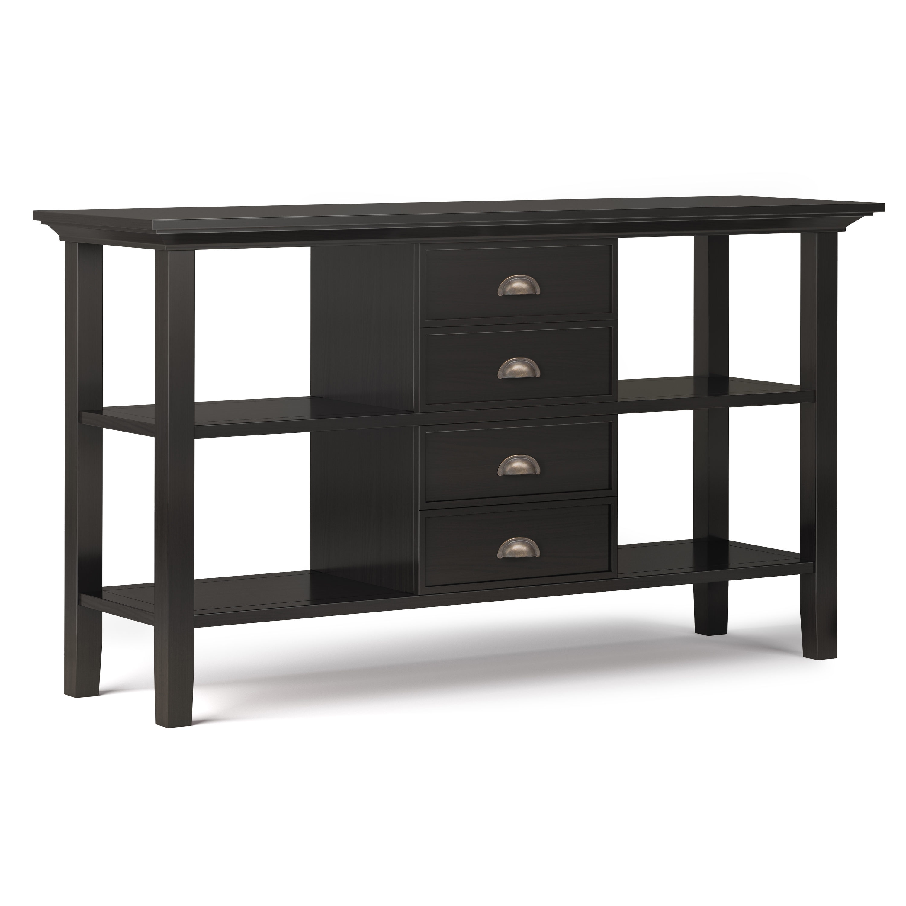 Simpli Home AXCADM-03HIC Redmond Modern Stain Console Table