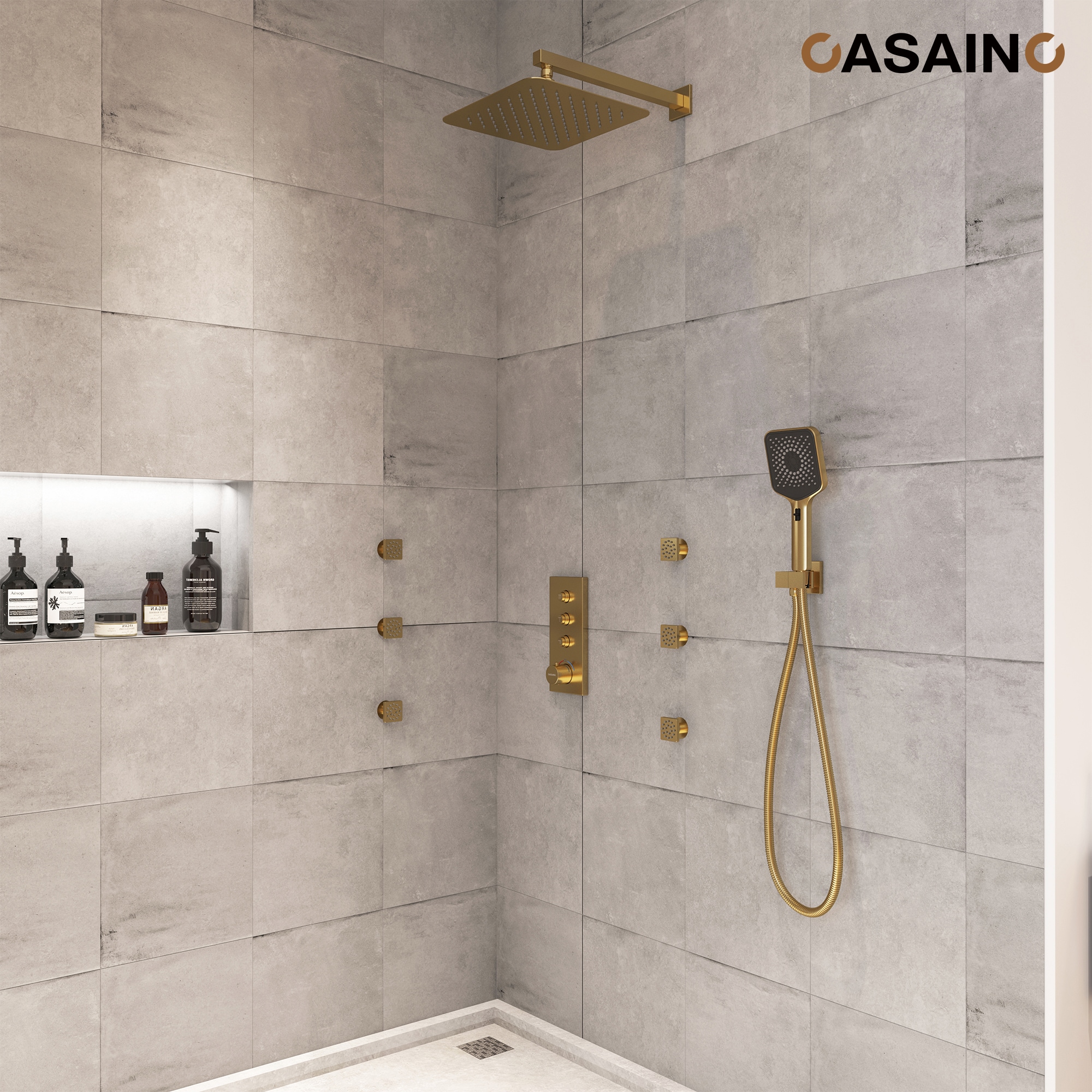 CASAINC TC02-BB Showerhead-Bar-Panels - View #2