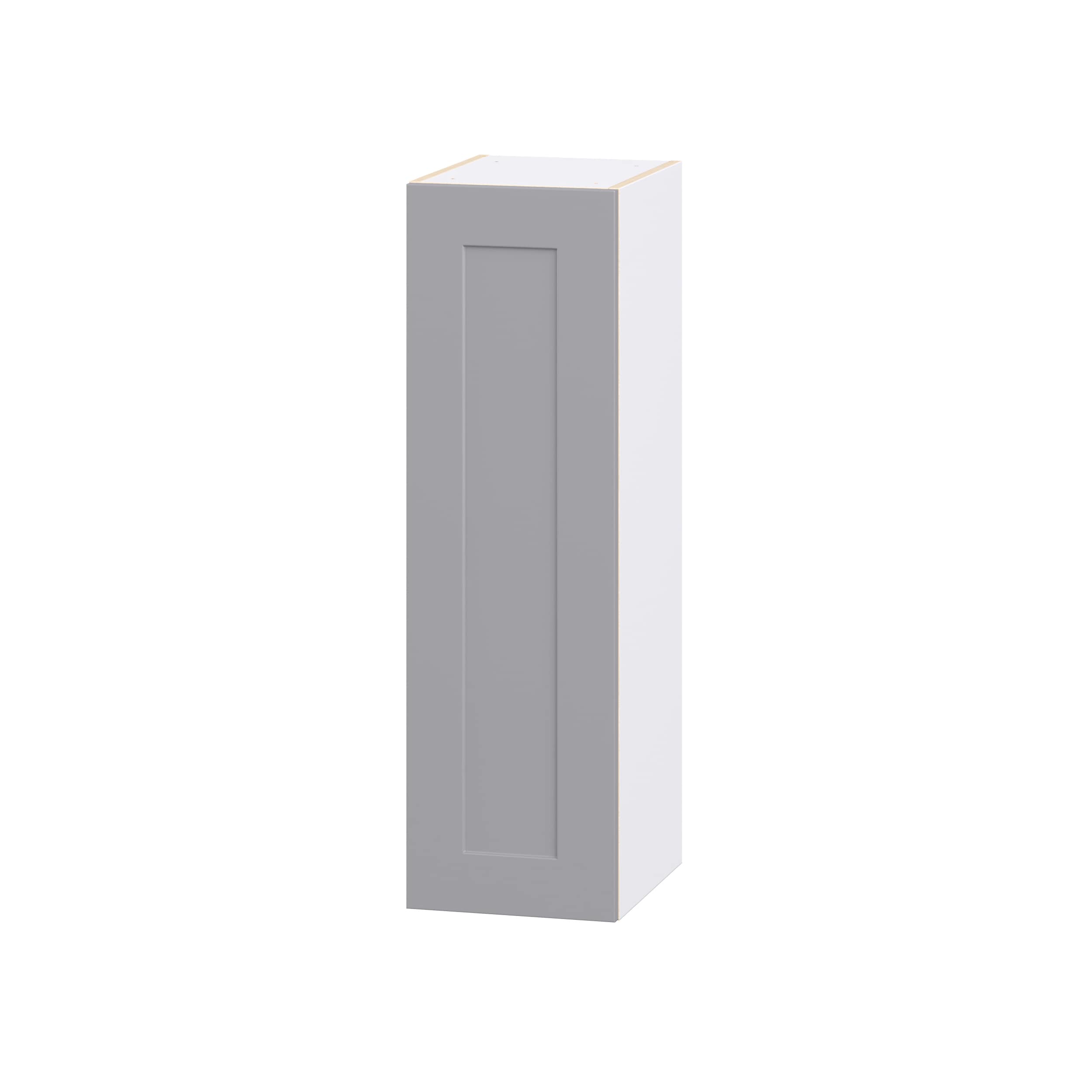 Hugo&Borg DSW1240(L/R)-BM Beaumont 12-in W x 40-in H x 14.75-in D Slate Gray Wall Fully assembled Cabinet Recessed Panel Shaker