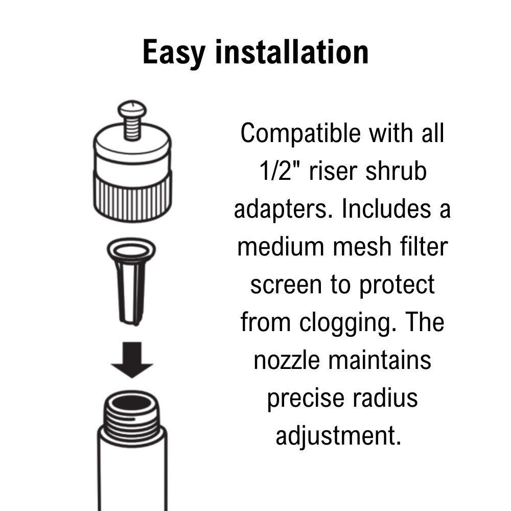 Rain Bird 1300 Underground-Sprinkler-Rep-Nozzles - View #5
