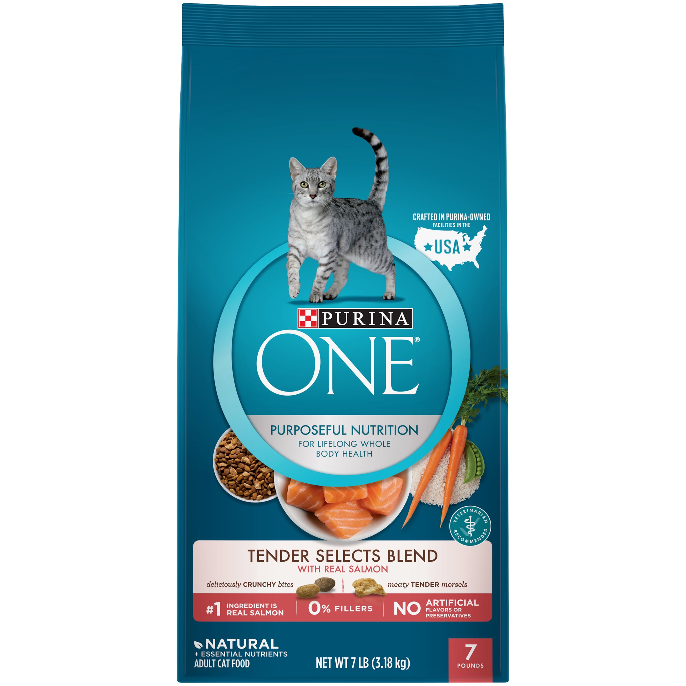 purina one salmon and tuna cat food