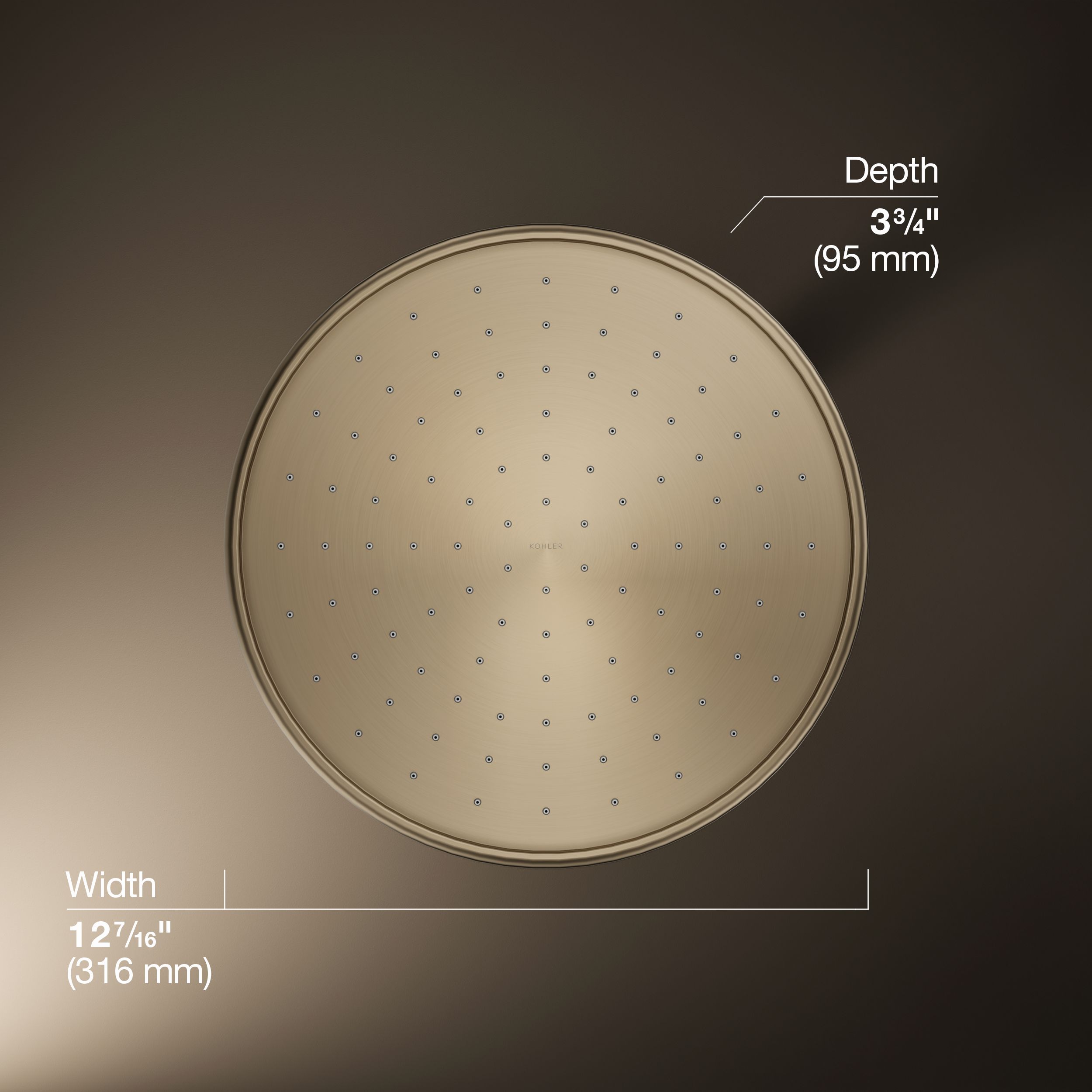 KOHLER 13694-BN Fixed-Showerhead - View #3