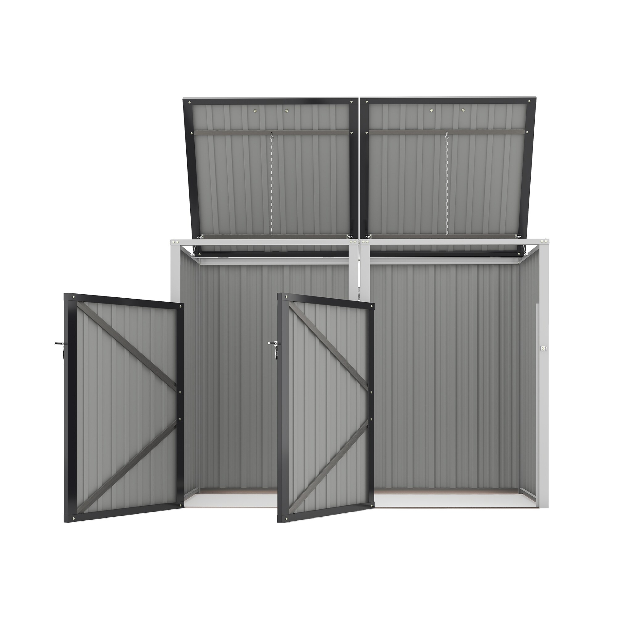 LUXEYARD DS-M-BAC01127 Metal-Storage-Buildings-Sheds - View #11