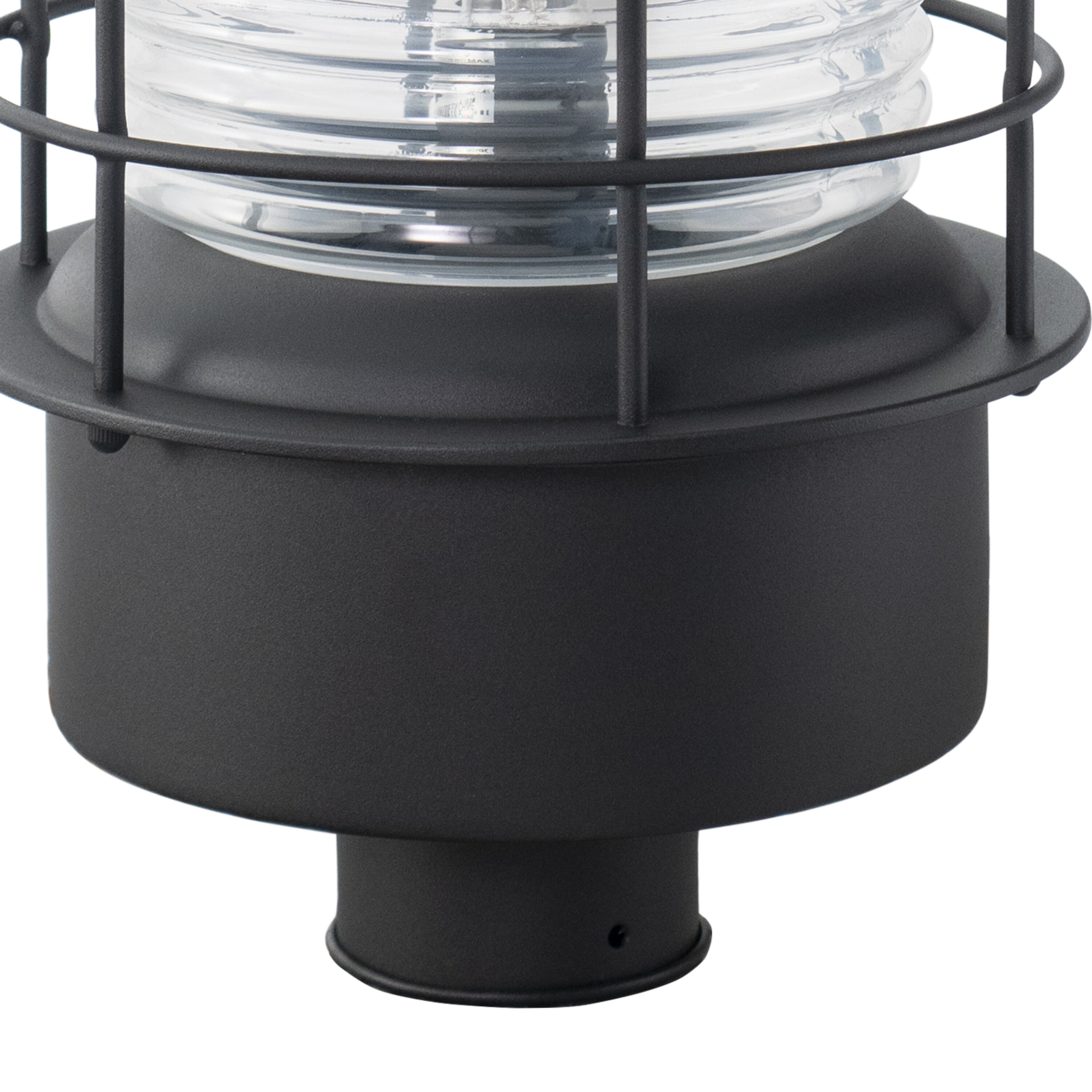 Cascadia Hyannis 150-Watt 23-in Textured Black Coastal Post Light