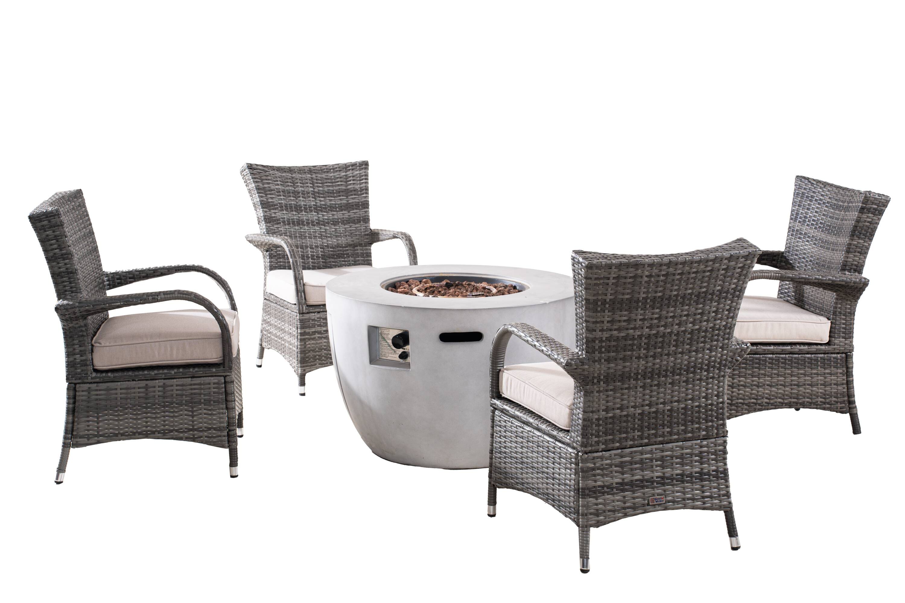 Direct Wicker DWG-21601123-G Patio-Conversation-Sets - View #5