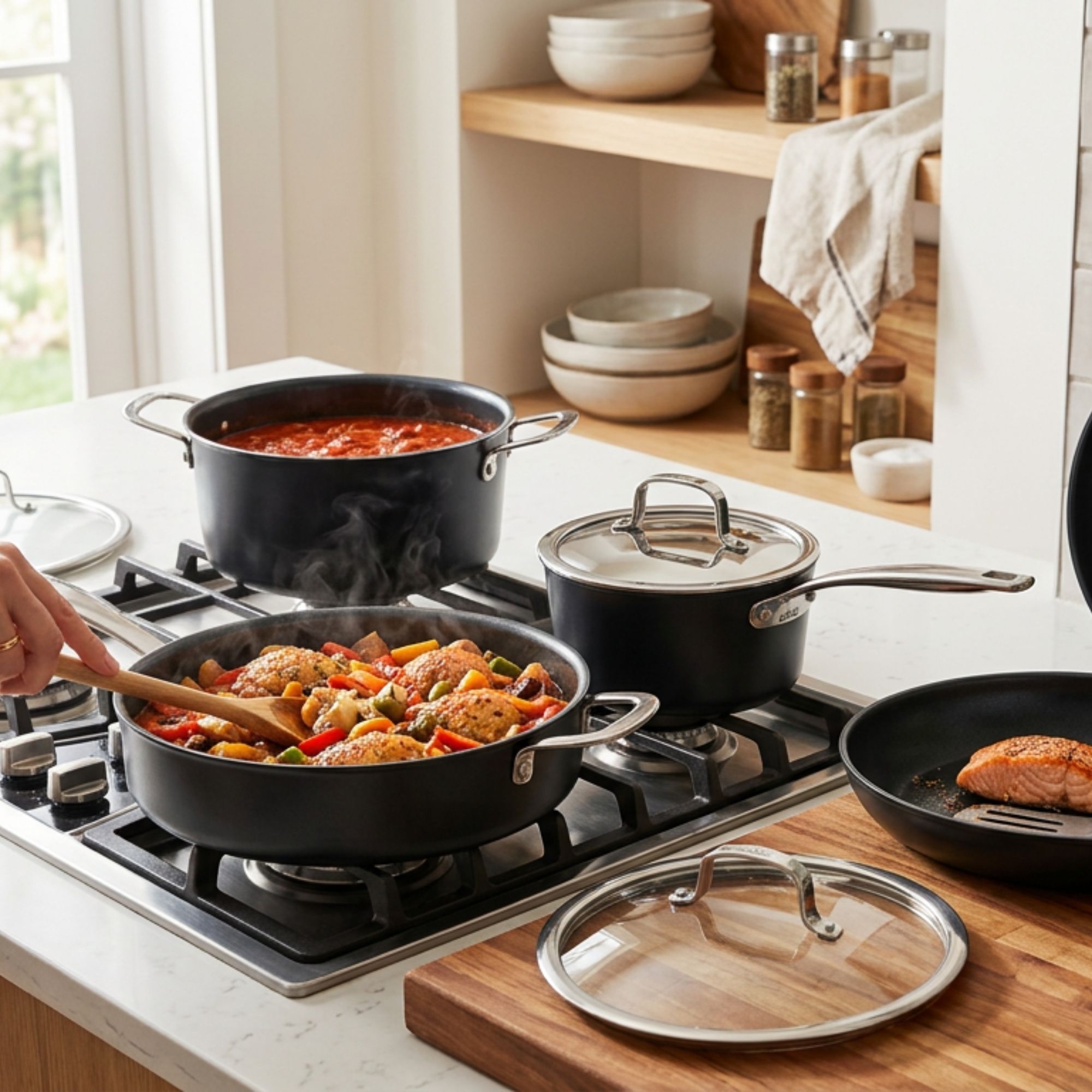 alva MAESTRO-8PC-SET Cooking-Pans-Skillets - View #3