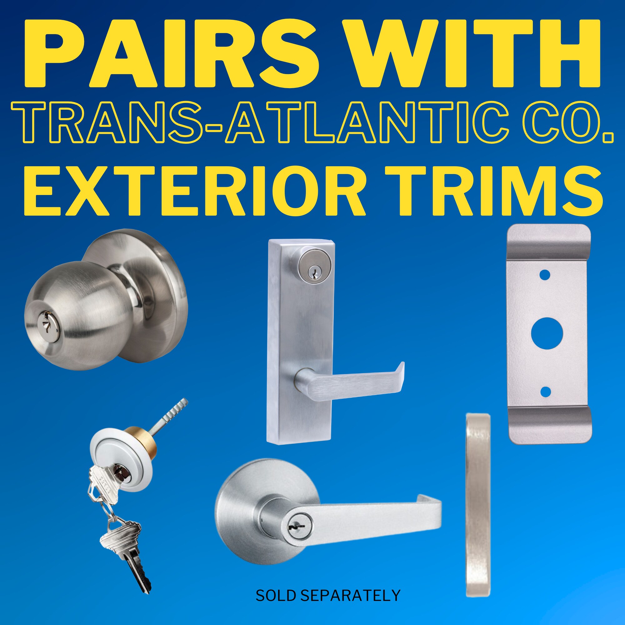 Trans-Atlantic Co ED-VR531-AL Door-Exit-Bars - View #5