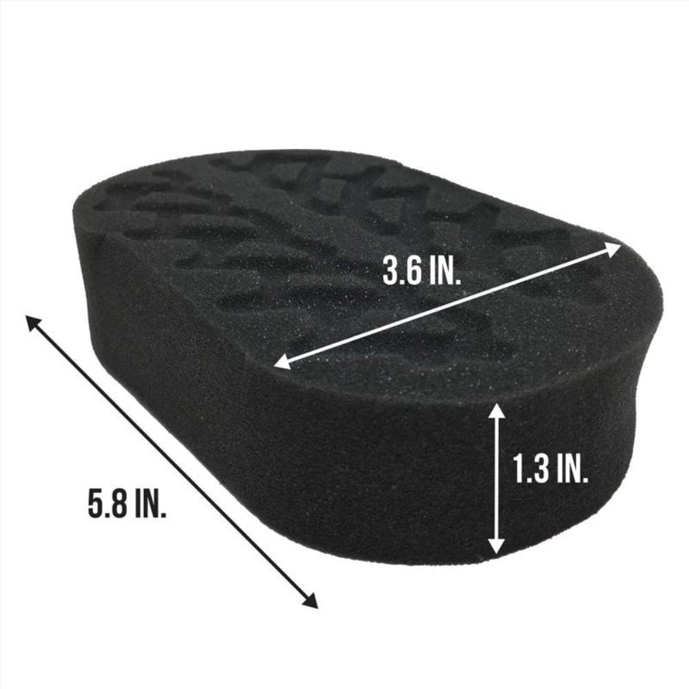 Viking 5.8 in L x 3.6 in W Foam Tire Shine Applicator Black 1 pk