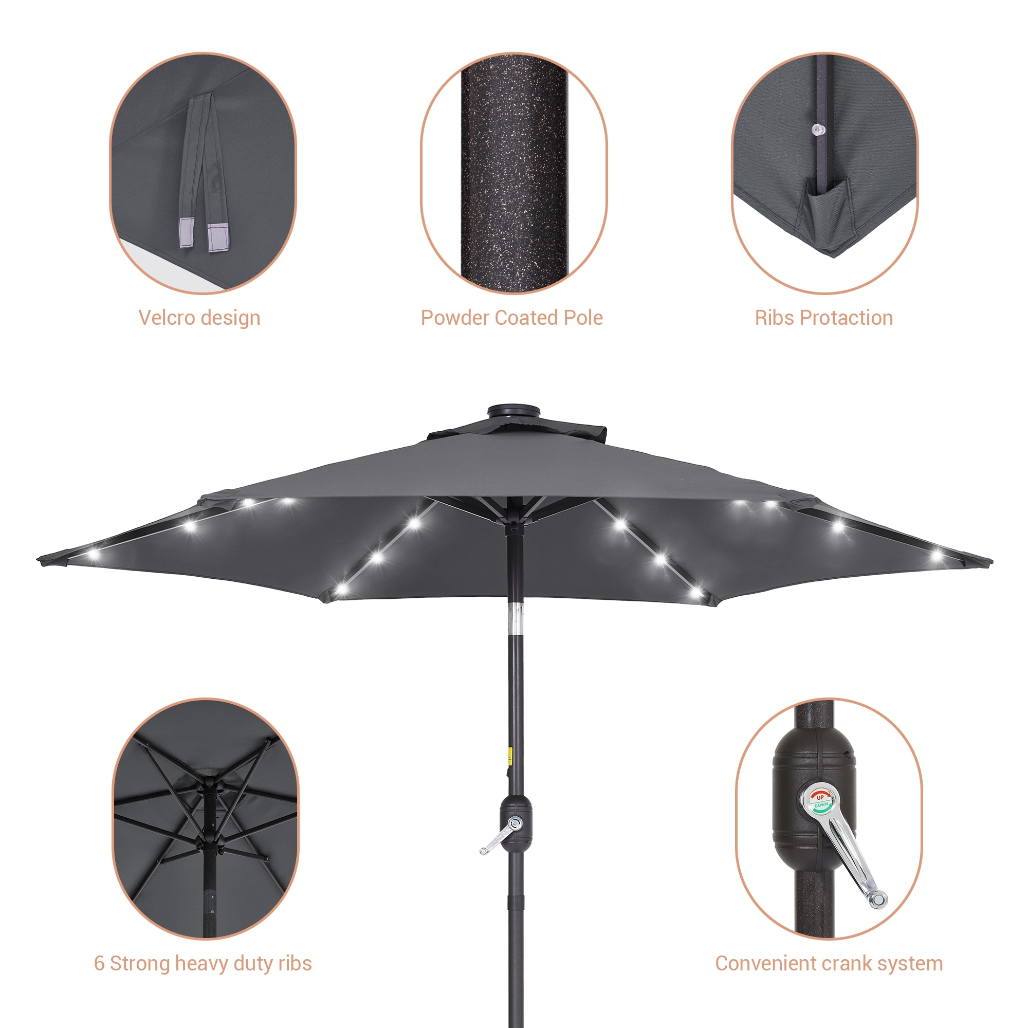 ACEGOSES LW-LED75SG Umbrellas-2 - View #4