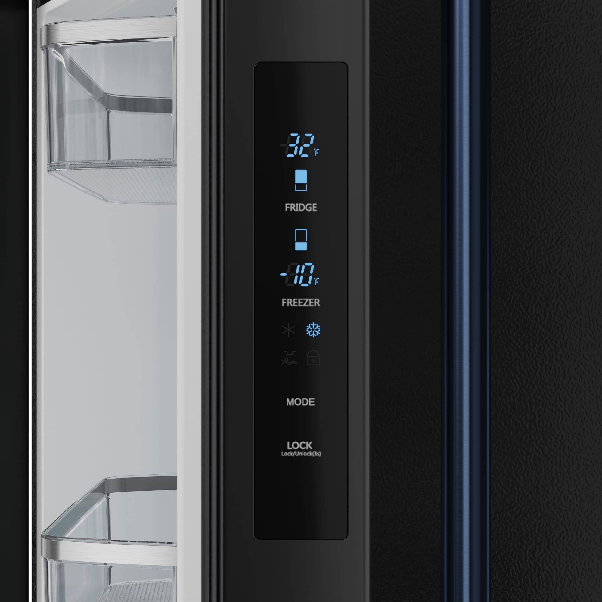 Thor Kitchen RF3017FFD00-BLU French-Door-Refrigerators - View #9