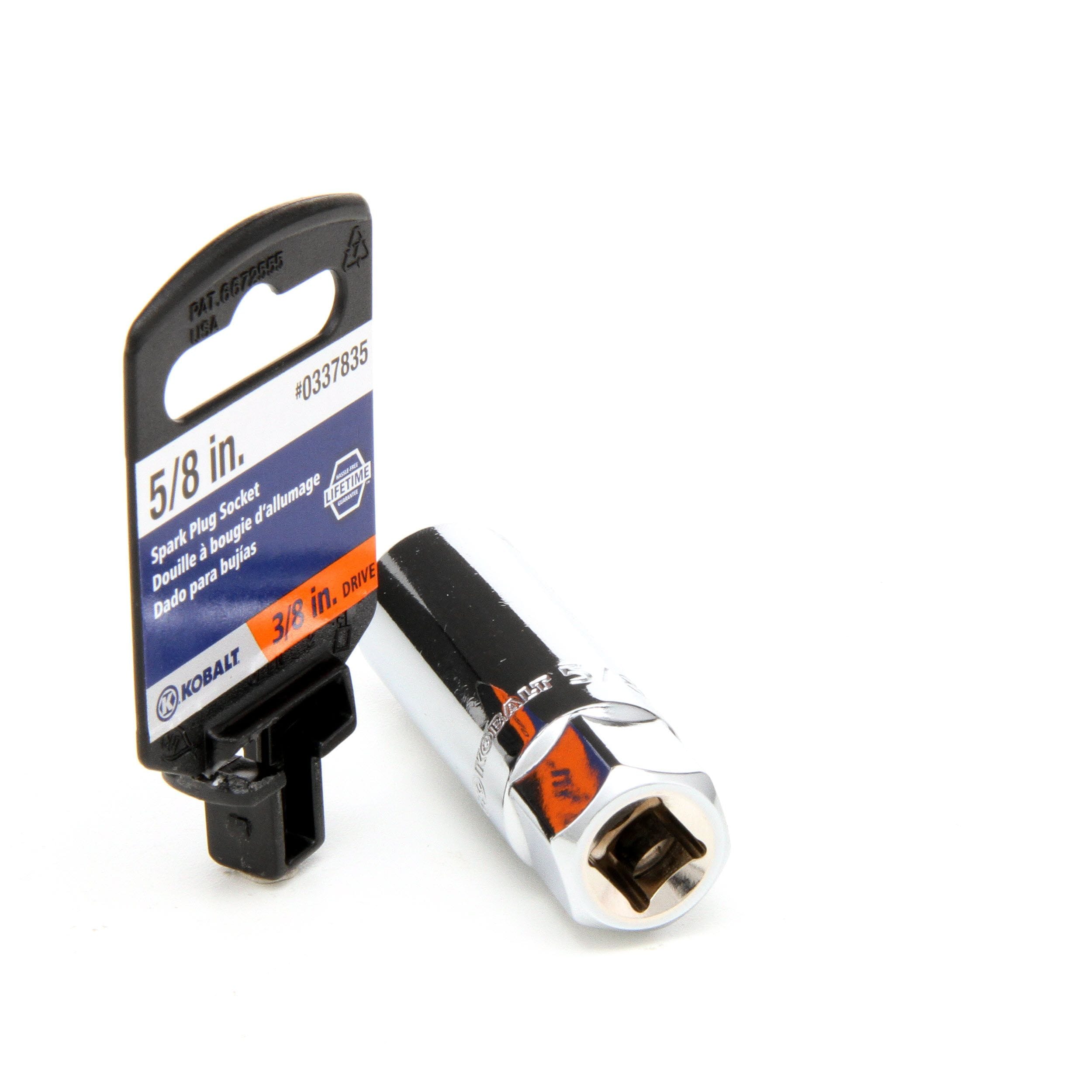 Kobalt 22897 3/8 Drive 6 Point 5/8" Spark Plug Socket USA 2pcs for sale online 