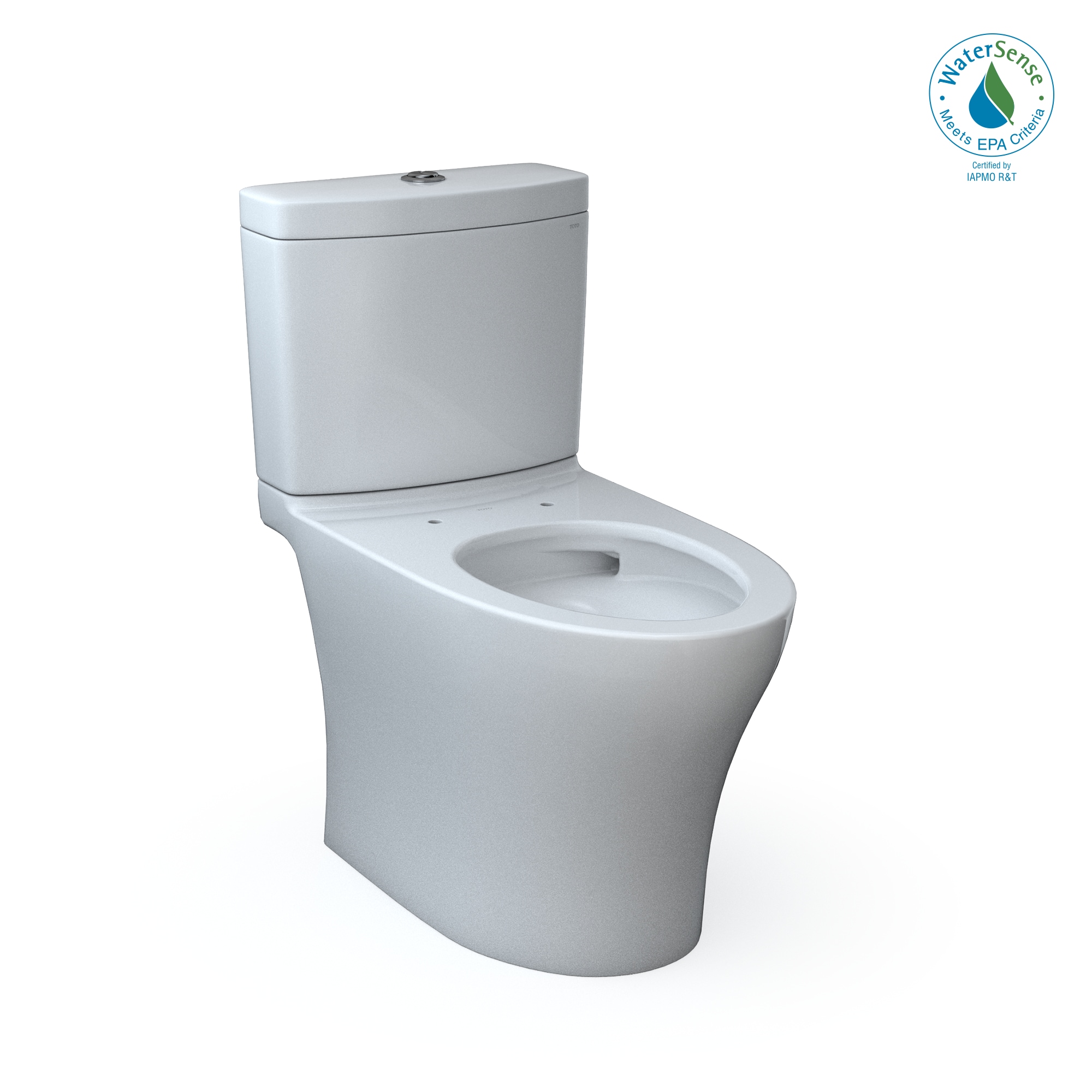 TOTO CST446CEMFGN-01 Aquia IV Cotton Dual Flush Elongated Standard height 2-piece Toilet 12-in Rough-In WaterSense 1.28 GPF