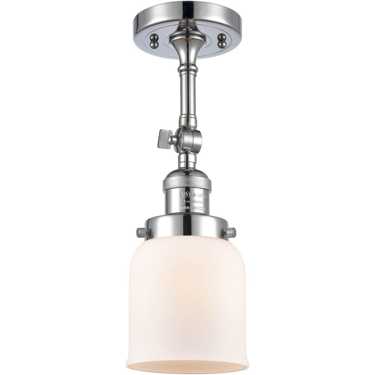 Innovations Lighting 1354792 201F-PC-G51-LED Franklin Restoration Small Bell