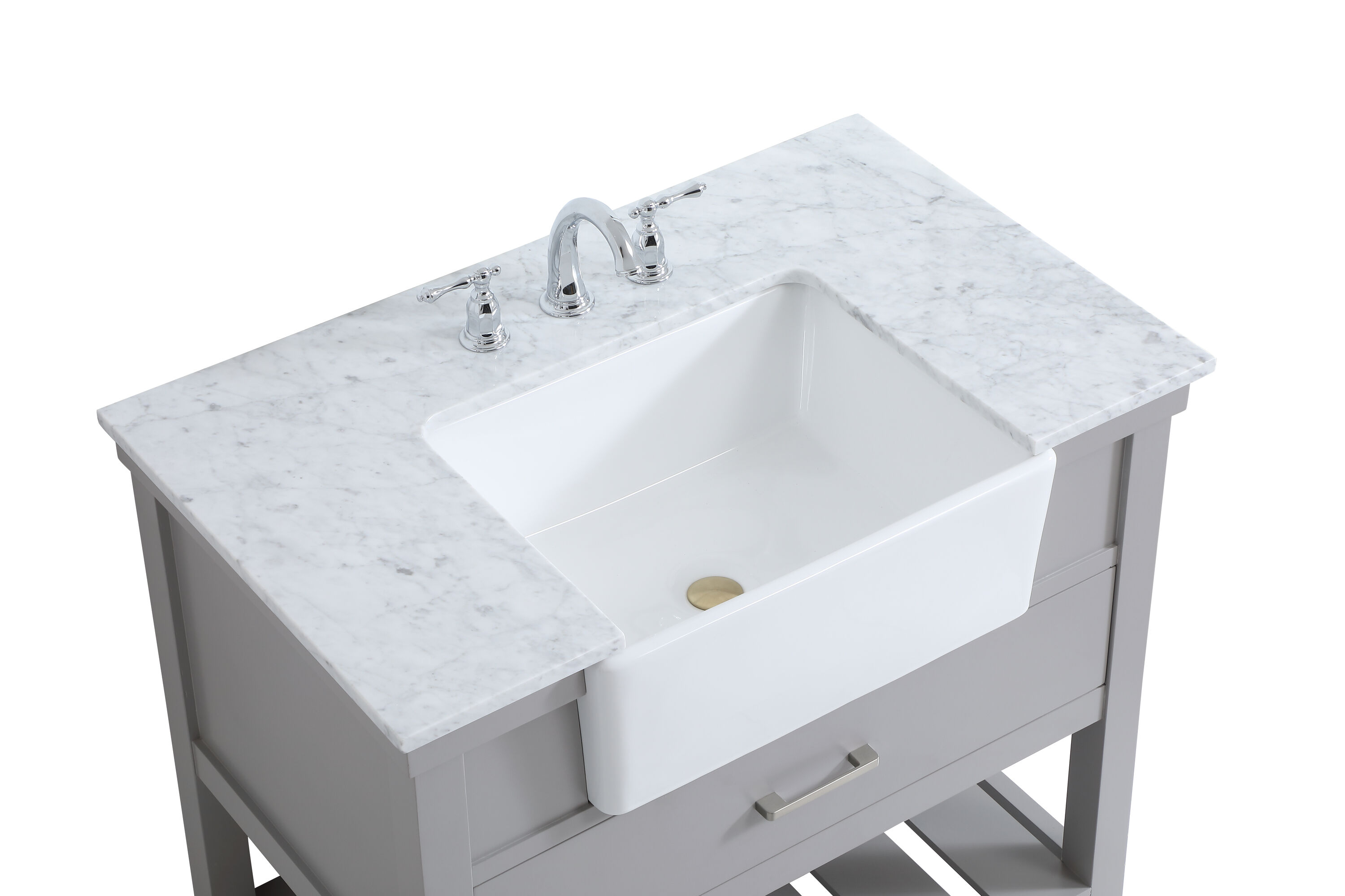 Elegant Decor HF180408GR Bath-Vanity-Combo - View #11