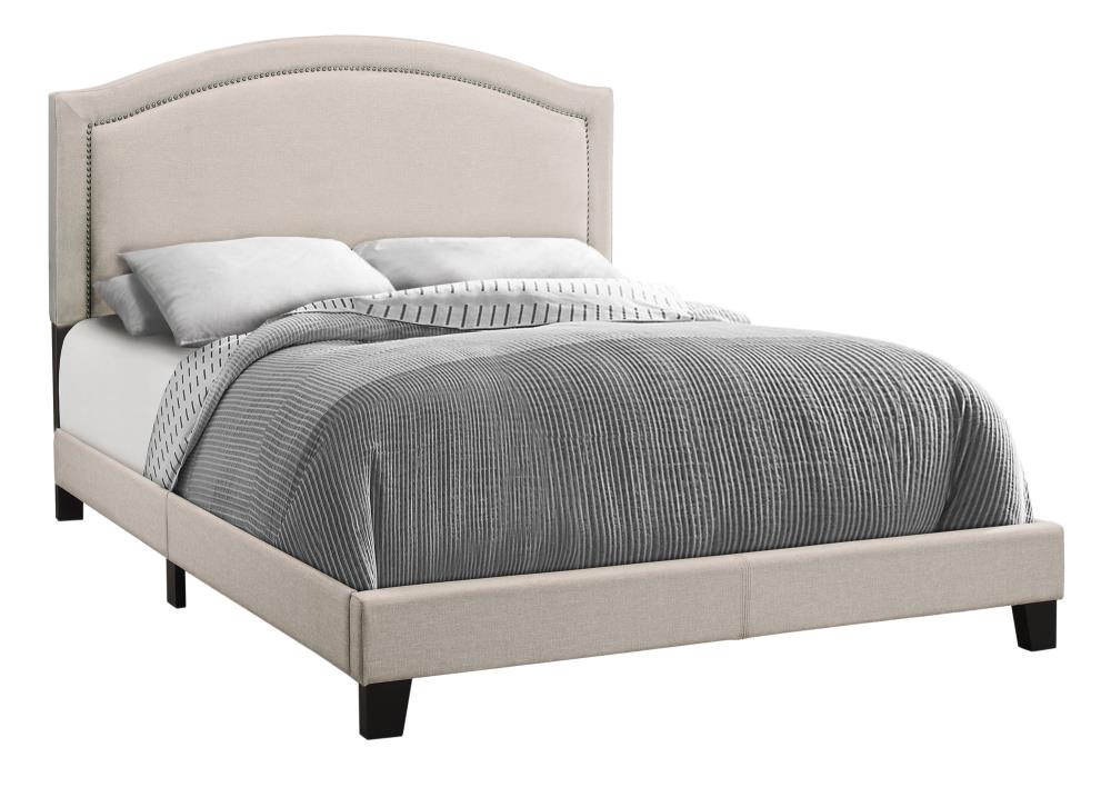 Beige Queen Composite Bed Frame At Lowes.com