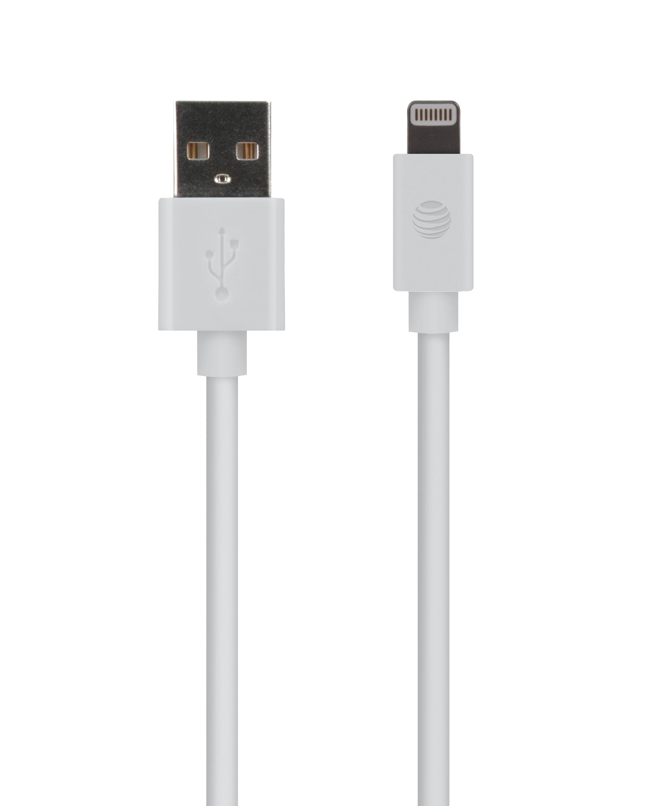 AT&T PVLC1-WHT 4-ft Usb 2 White Cable