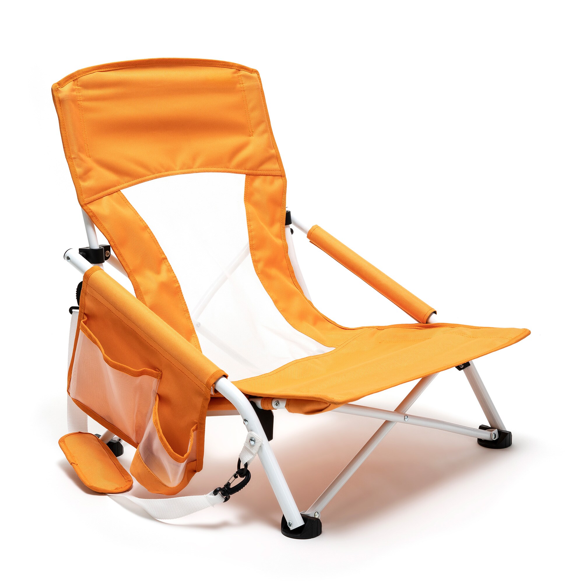 Clihome CL-CCAC2417GOG1 Polyester Orange Folding Beach chair Carrying Strap/Handle Included