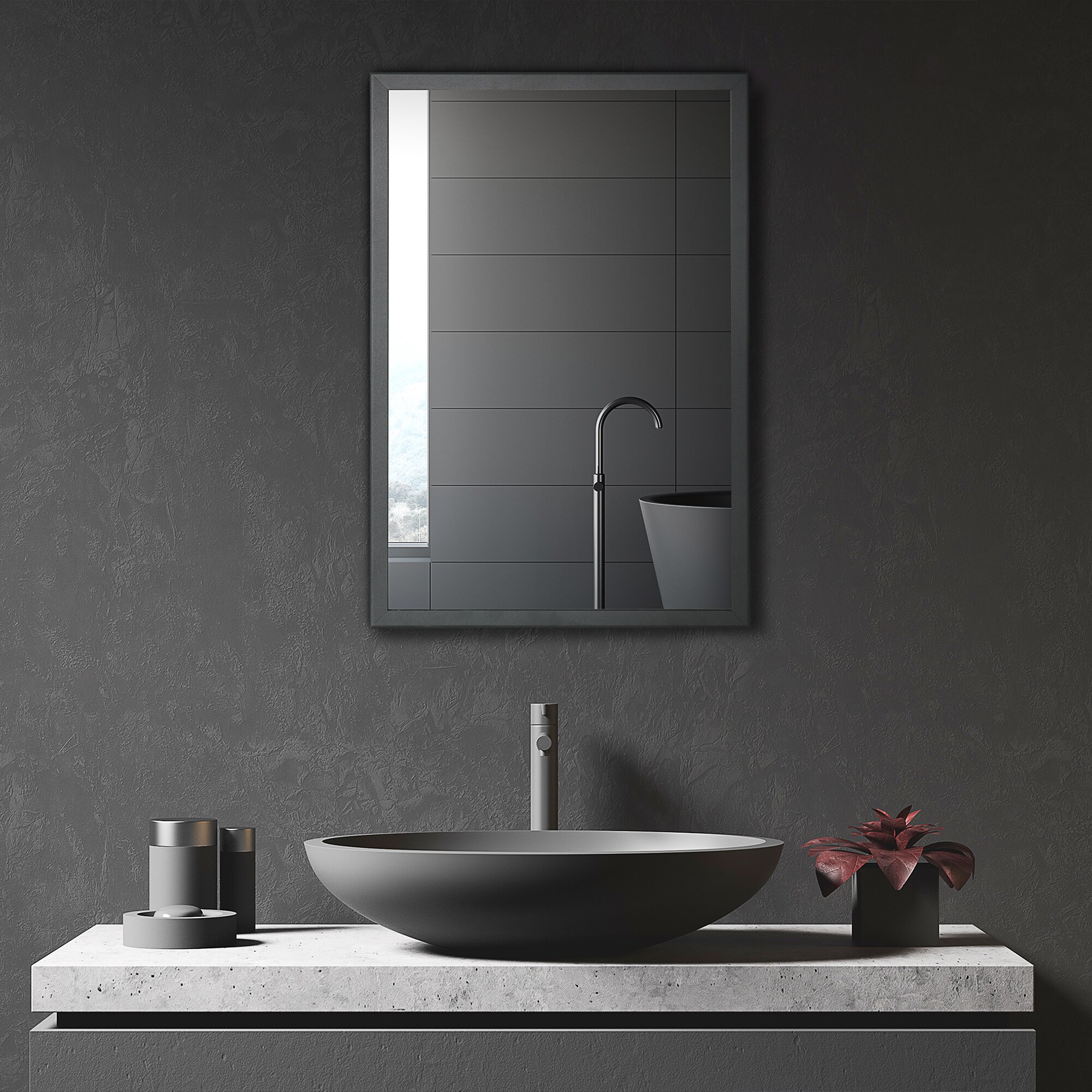 kleankin 834-532V00BK Bathroom-Medicine-Cabinets - View #2