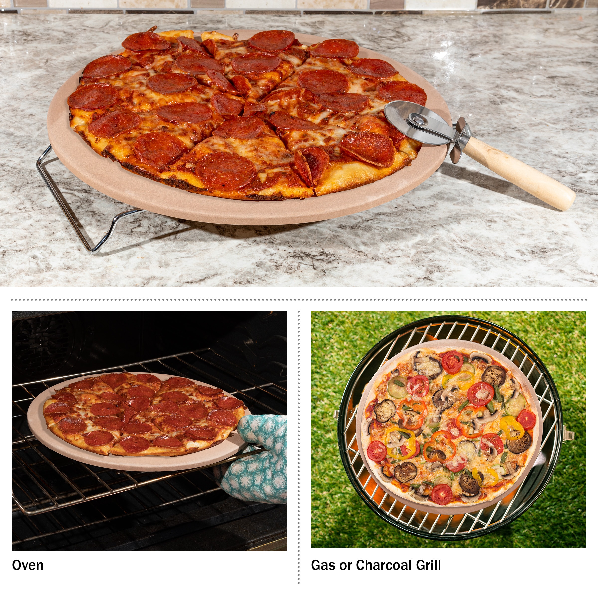 Classic Cuisine KIT-PZA-3 Cooking-Pans-Skillets - View #5